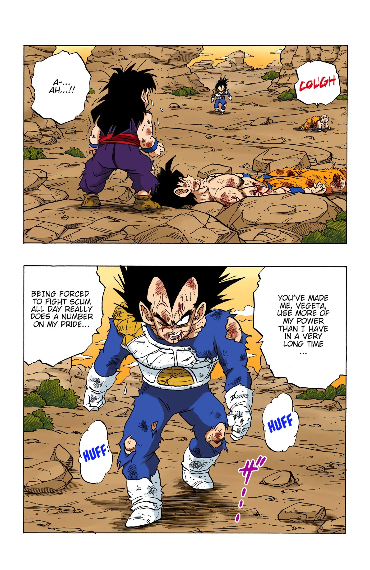 DBZ Saiyan Saga Colored Manga, chapter 239, page 2
