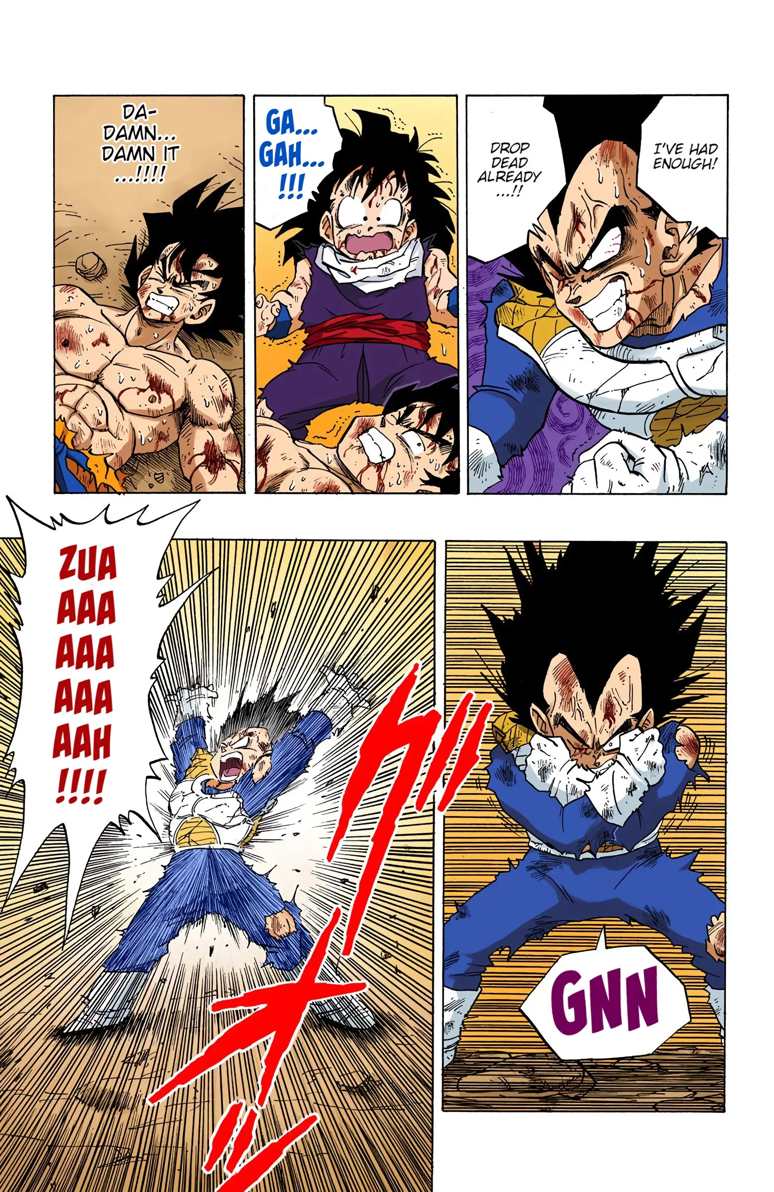 DBZ Saiyan Saga Colored Manga, chapter 239, page 3