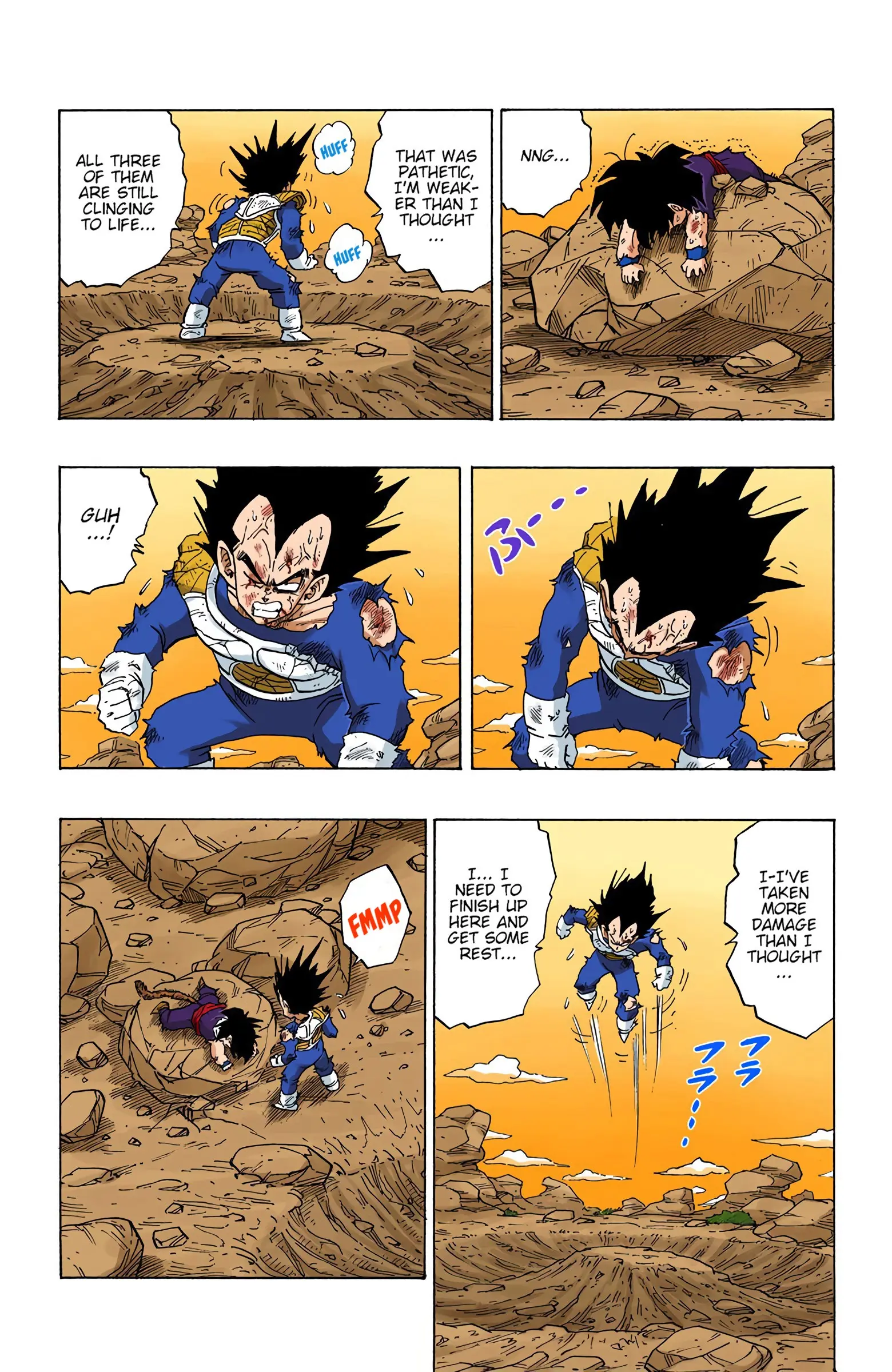 DBZ Saiyan Saga Colored Manga, chapter 239, page 7