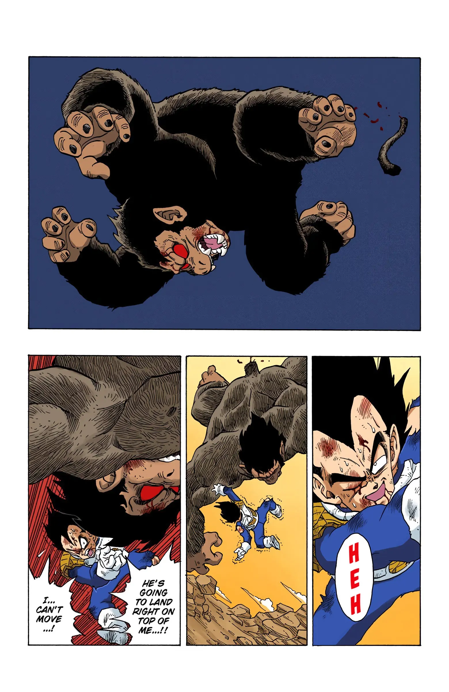 DBZ Saiyan Saga Colored Manga, chapter 240, page 11