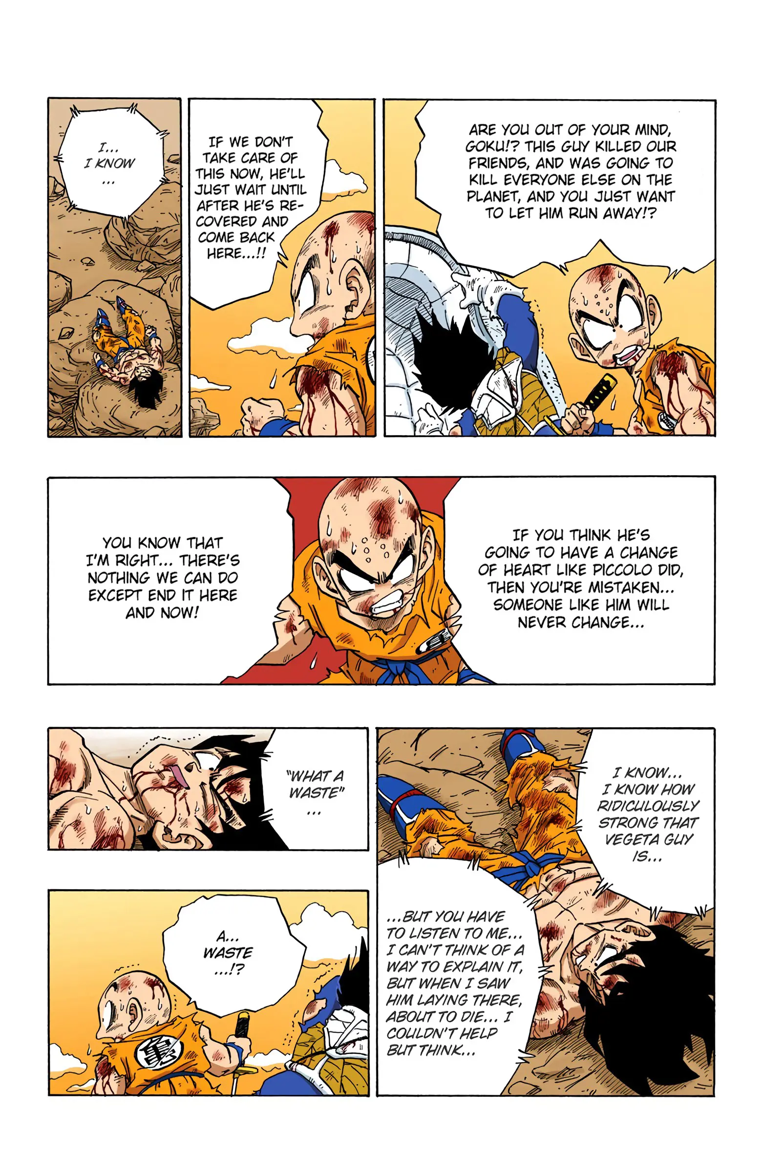 DBZ Saiyan Saga Colored Manga, chapter 241, page 10