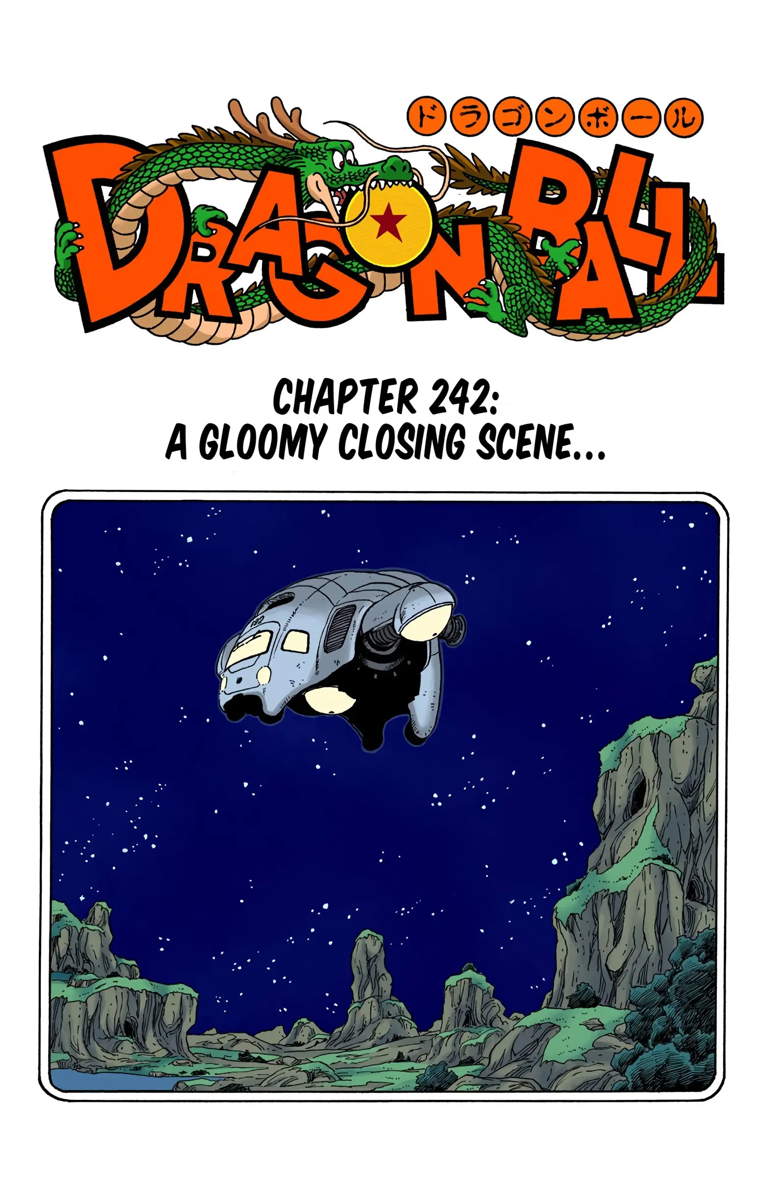 DBZ Saiyan Saga Colored Manga, chapter 242, page 1