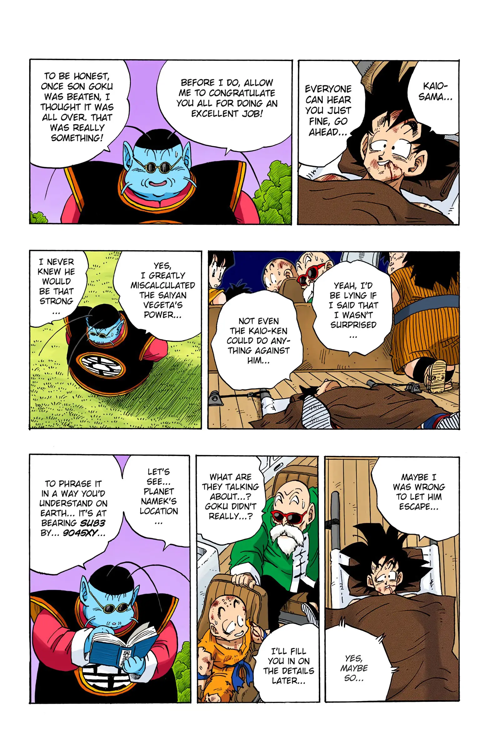 DBZ Saiyan Saga Colored Manga, chapter 243, page 3