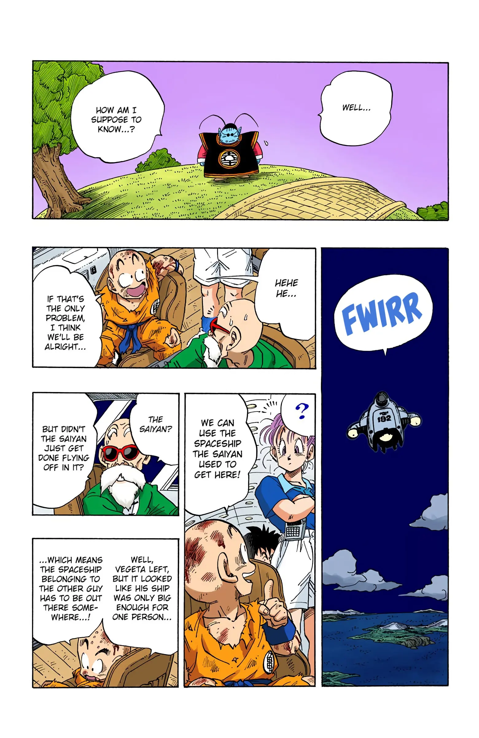 DBZ Saiyan Saga Colored Manga, chapter 243, page 8