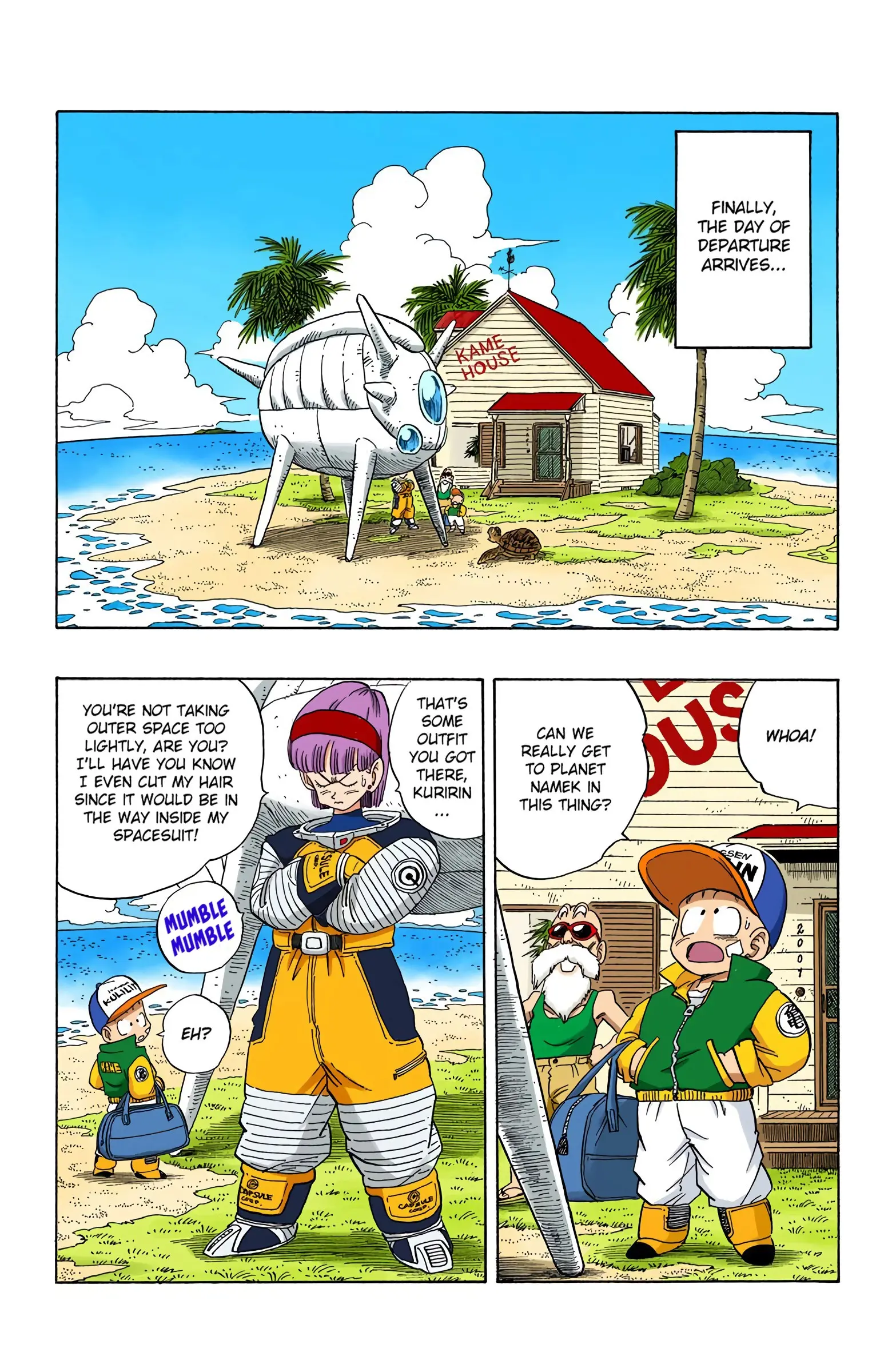 DBZ Frieza Saga Colored Manga, chapter 245, page 8