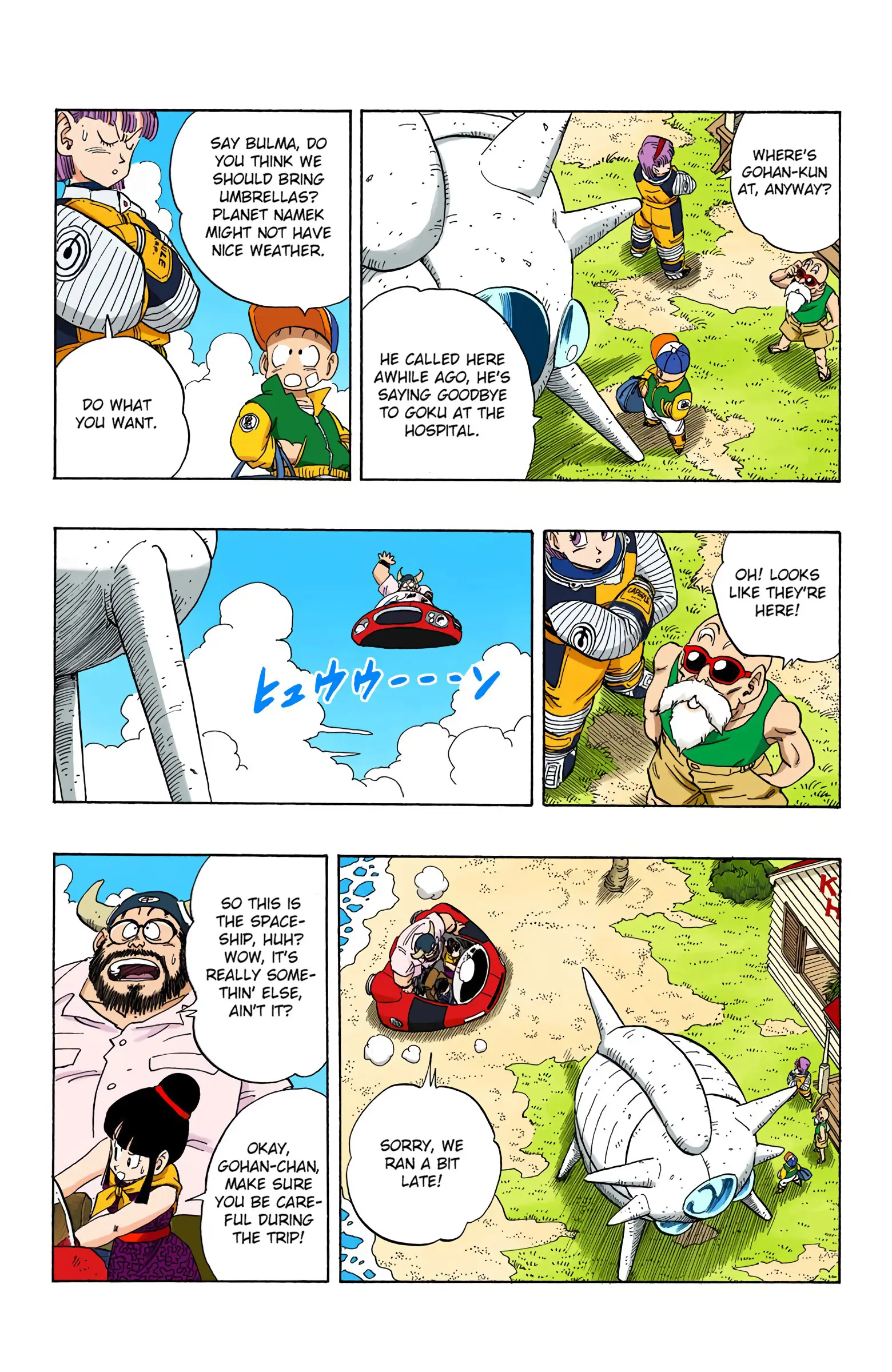 DBZ Frieza Saga Colored Manga, chapter 245, page 9