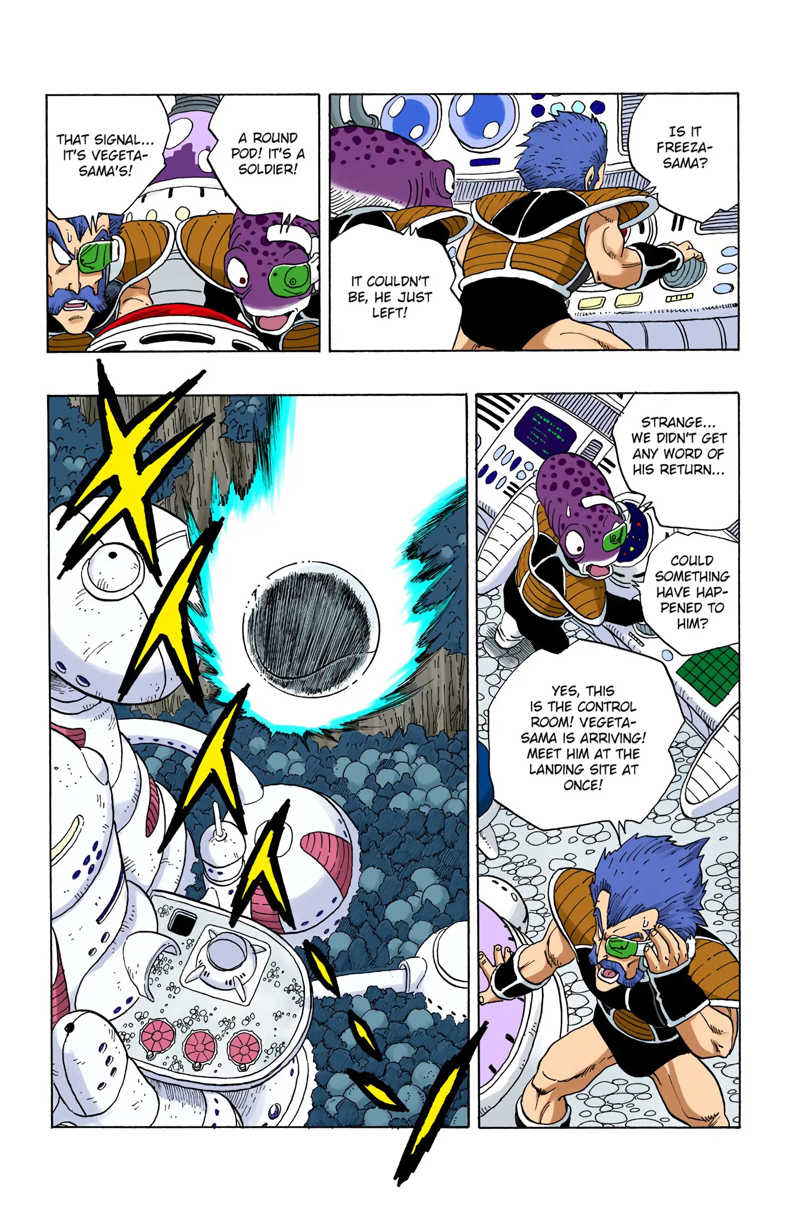 DBZ Frieza Saga Colored Manga, chapter 246, page 7