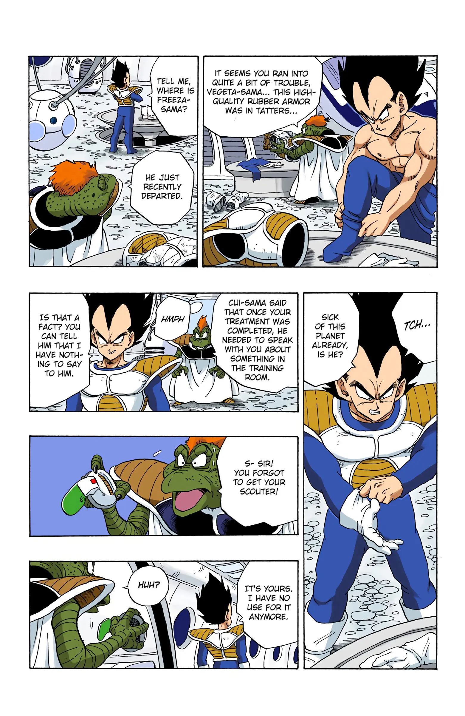 DBZ Frieza Saga Colored Manga, chapter 246, page 11