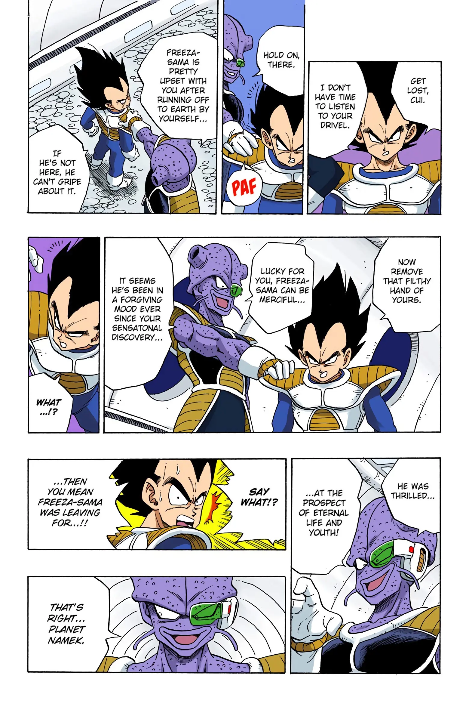 DBZ Frieza Saga Colored Manga, chapter 246, page 13