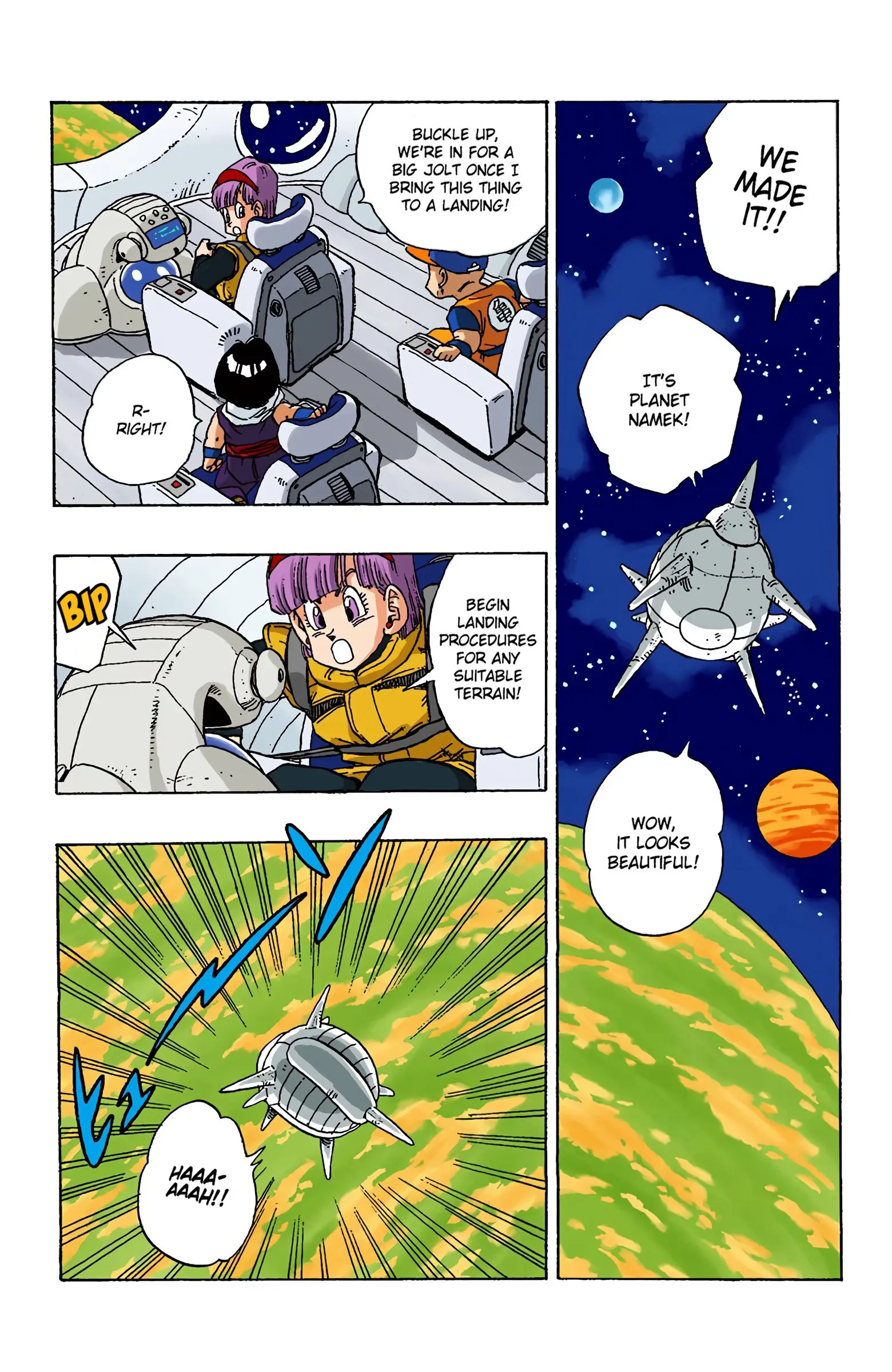 DBZ Frieza Saga Colored Manga, chapter 247, page 2