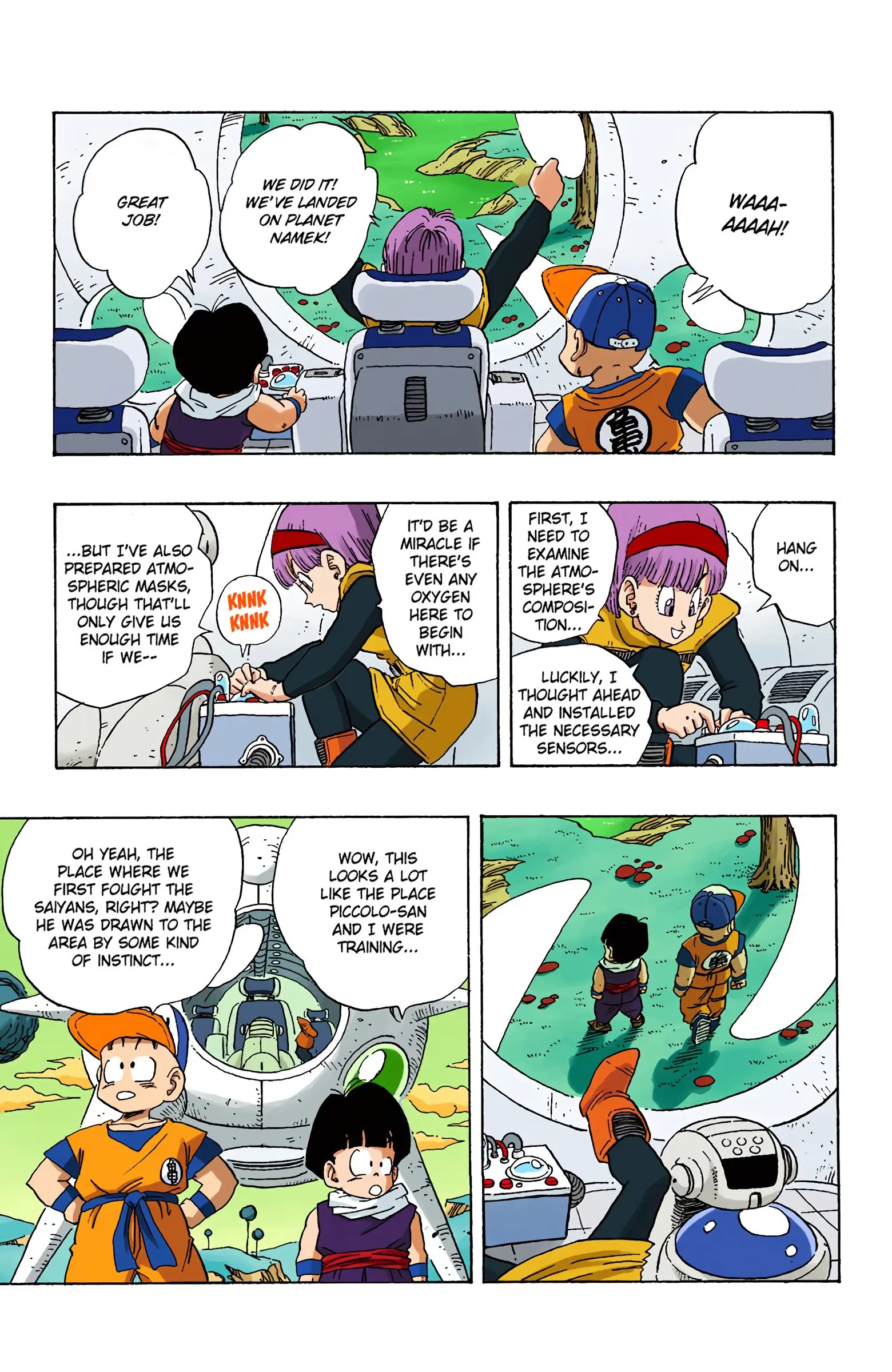 DBZ Frieza Saga Colored Manga, chapter 247, page 4