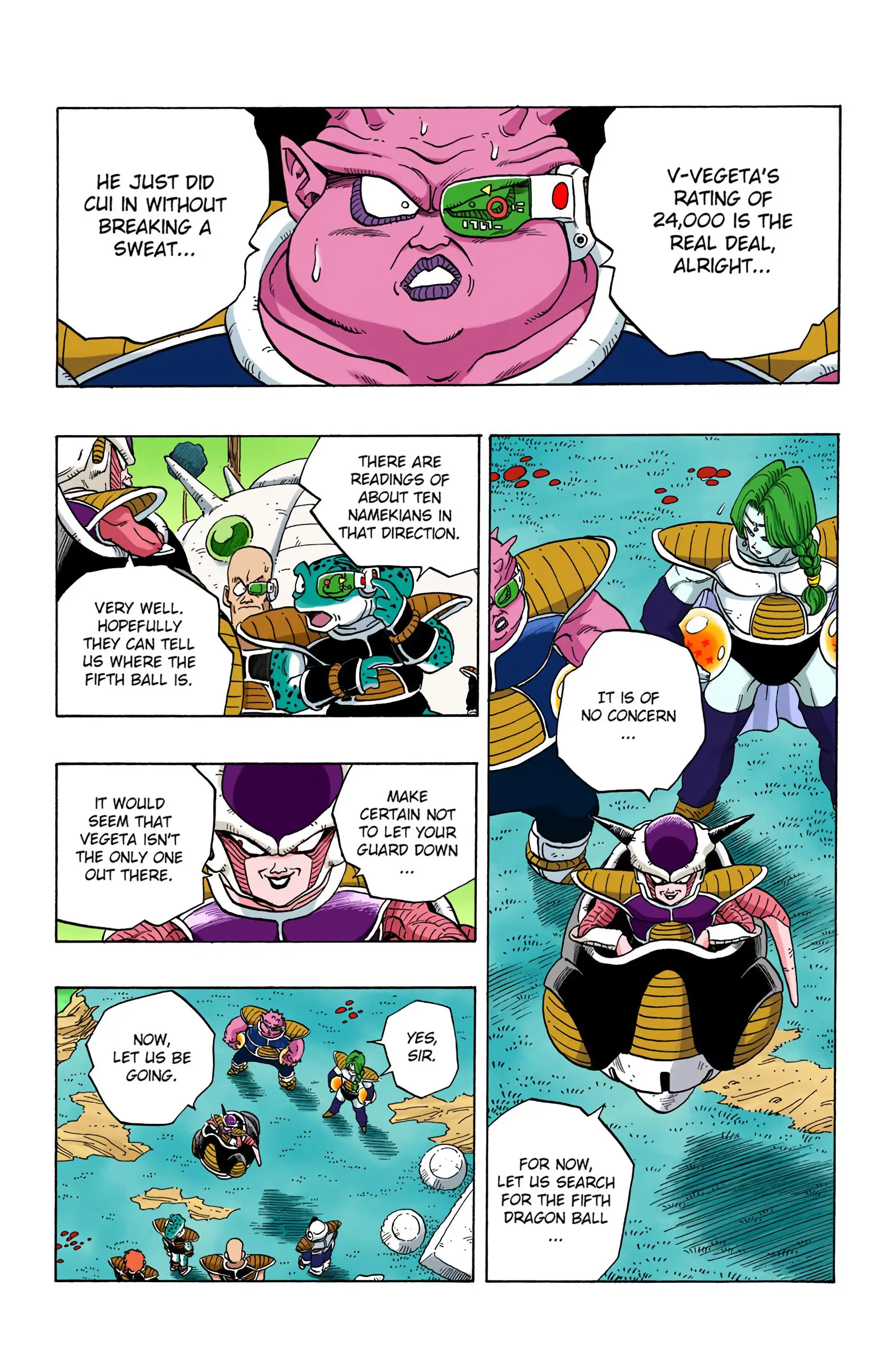 DBZ Frieza Saga Colored Manga, chapter 249, page 13