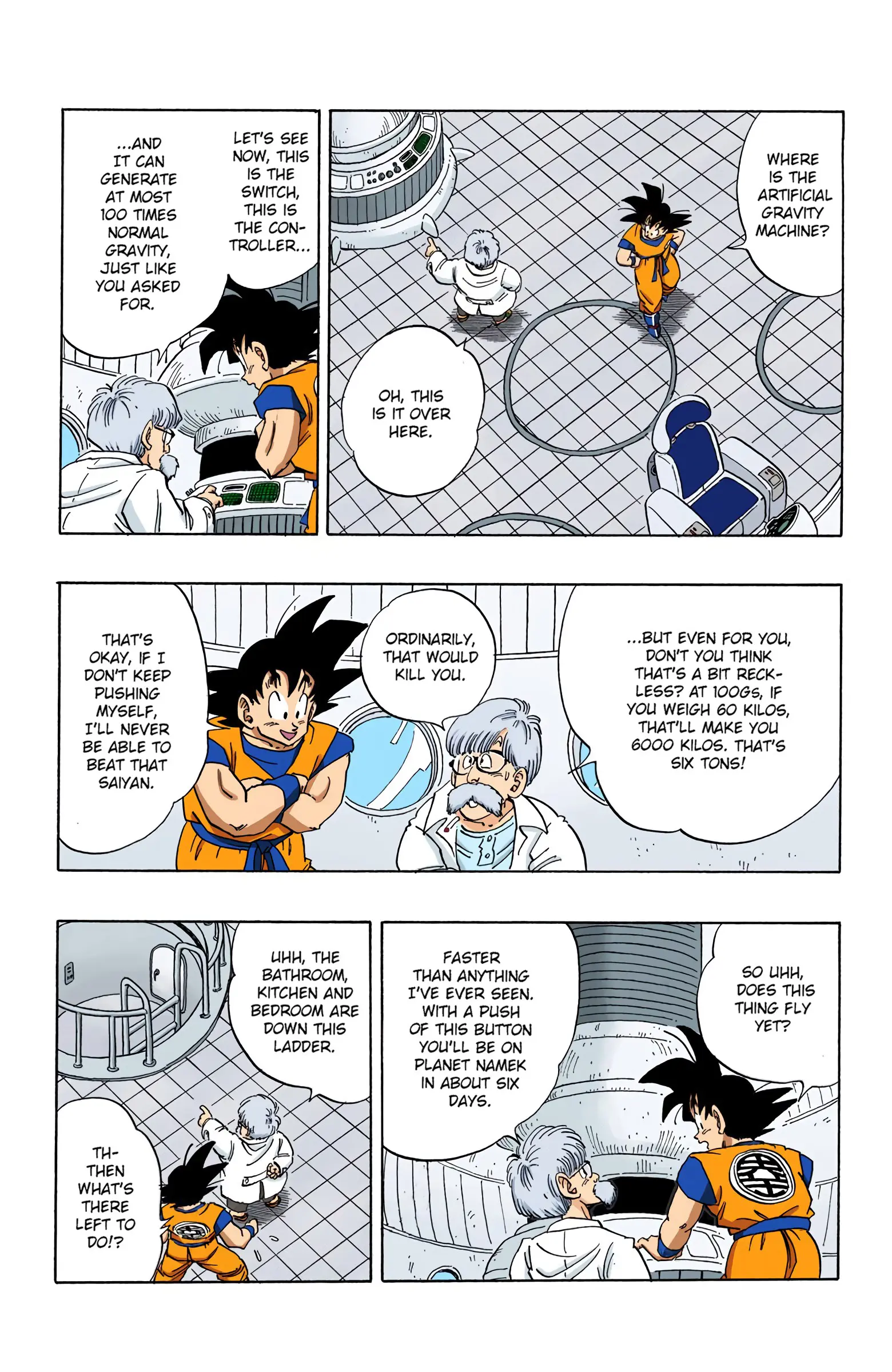 DBZ Frieza Saga Colored Manga, chapter 251, page 6
