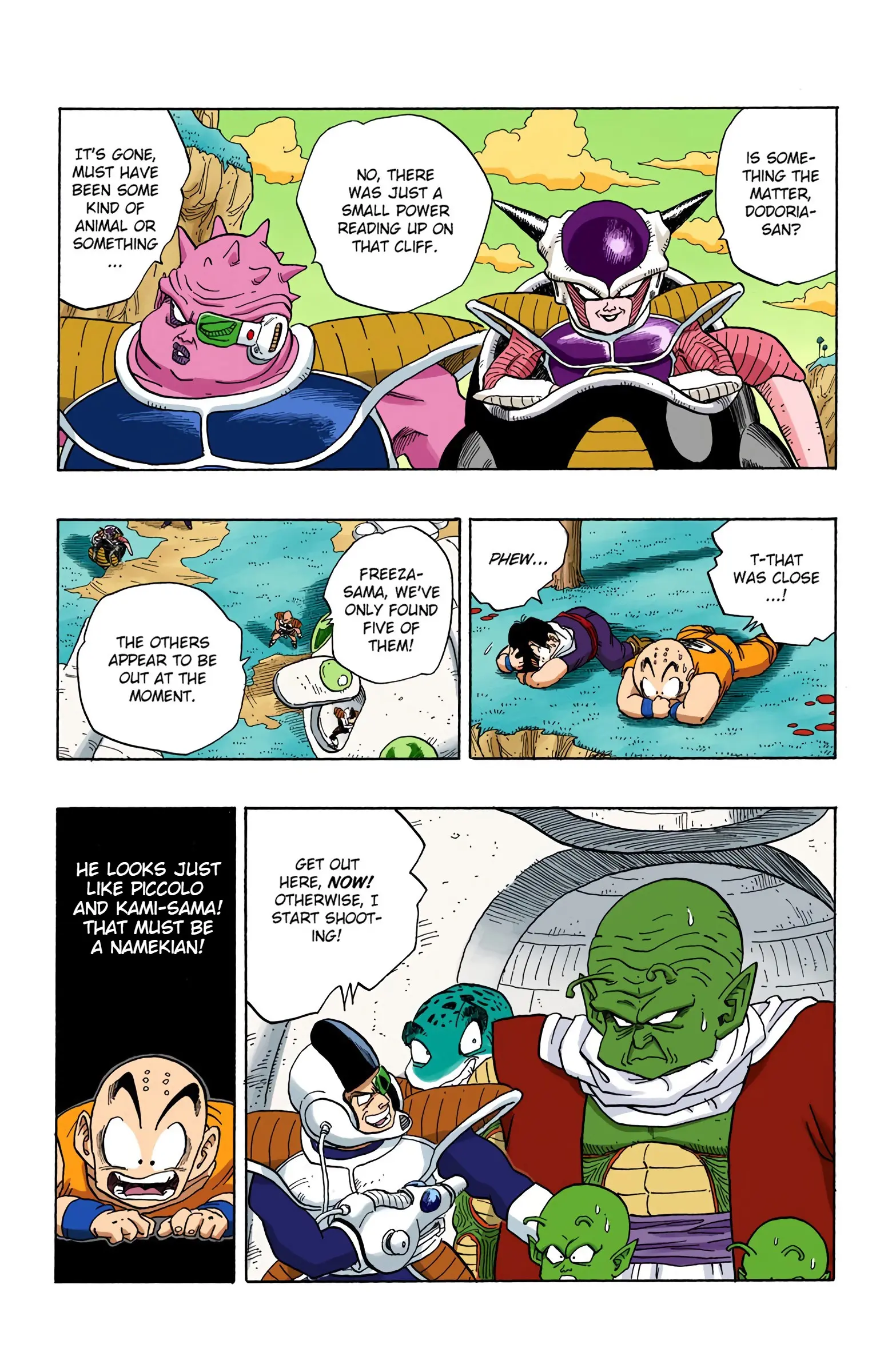 DBZ Frieza Saga Colored Manga, chapter 251, page 15