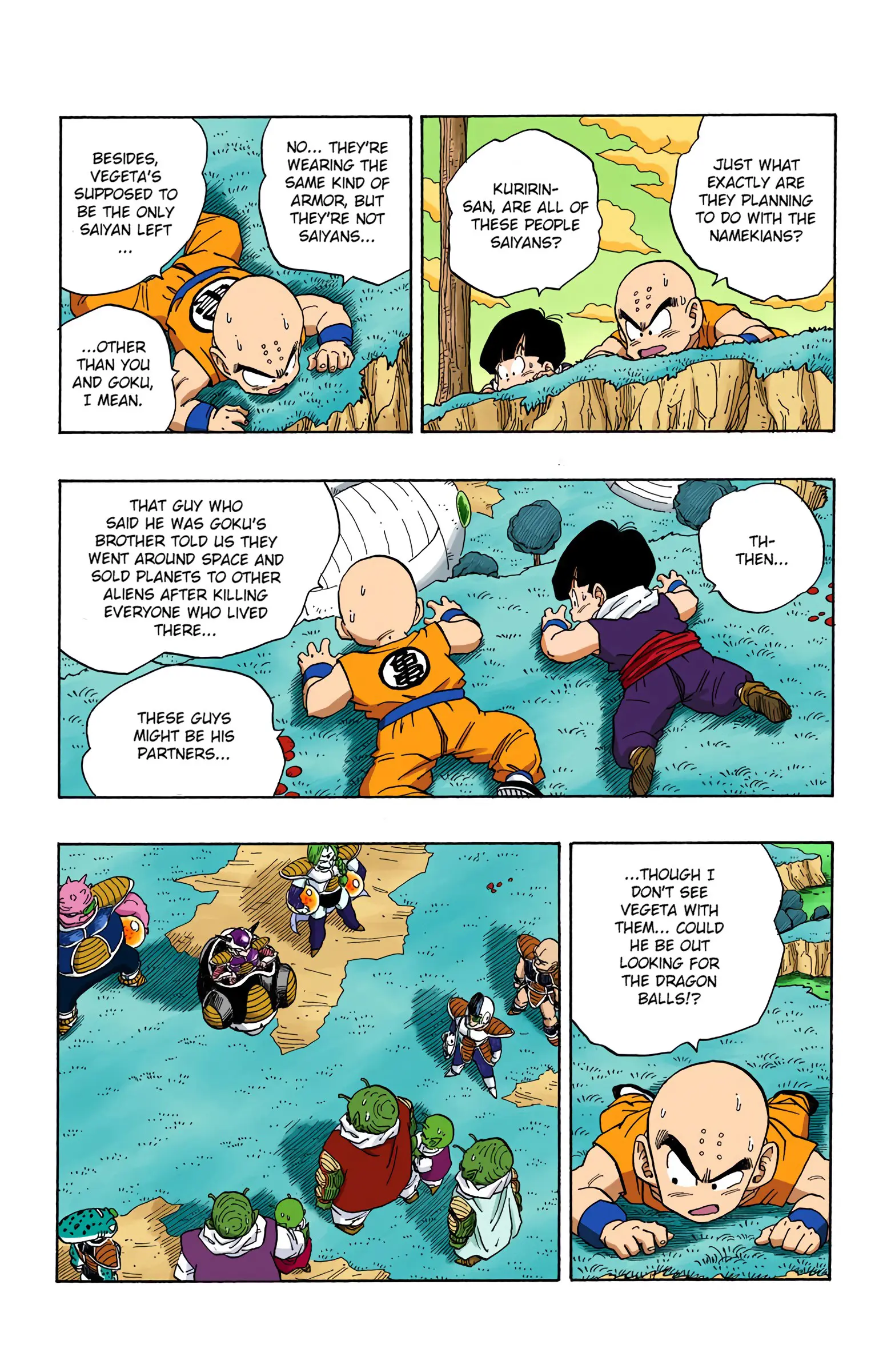 DBZ Frieza Saga Colored Manga, chapter 252, page 3