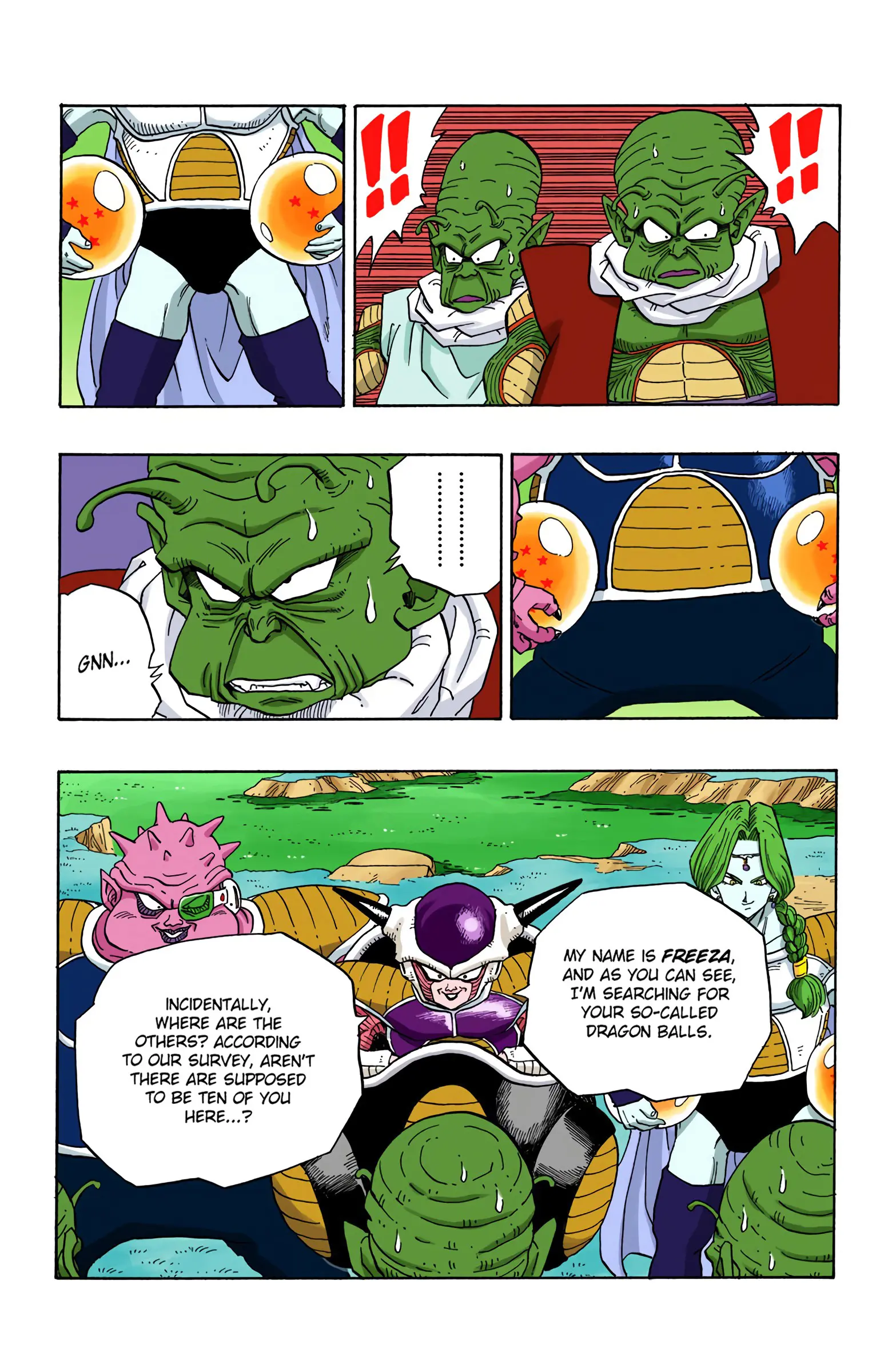 DBZ Frieza Saga Colored Manga, chapter 252, page 4