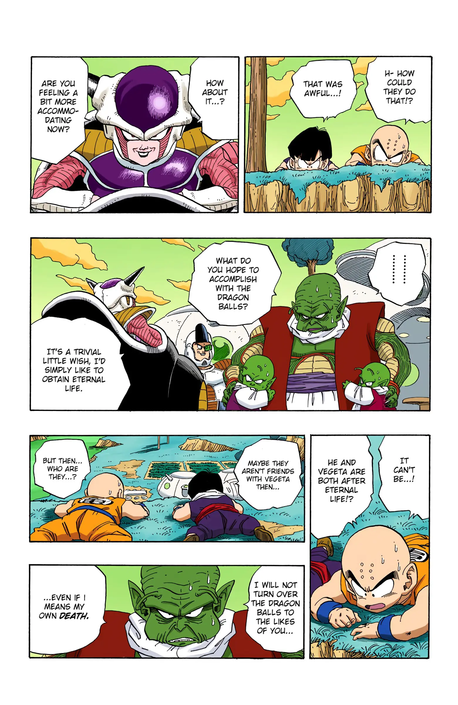 DBZ Frieza Saga Colored Manga, chapter 252, page 13