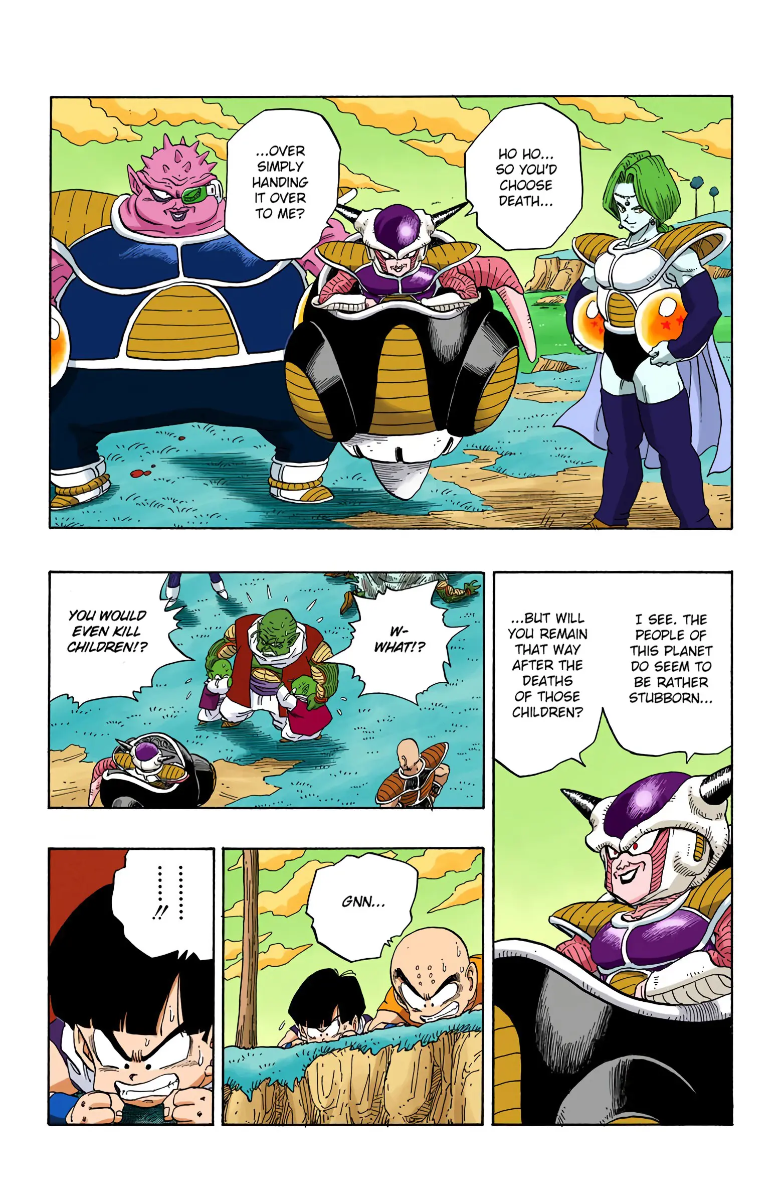 DBZ Frieza Saga Colored Manga, chapter 252, page 14