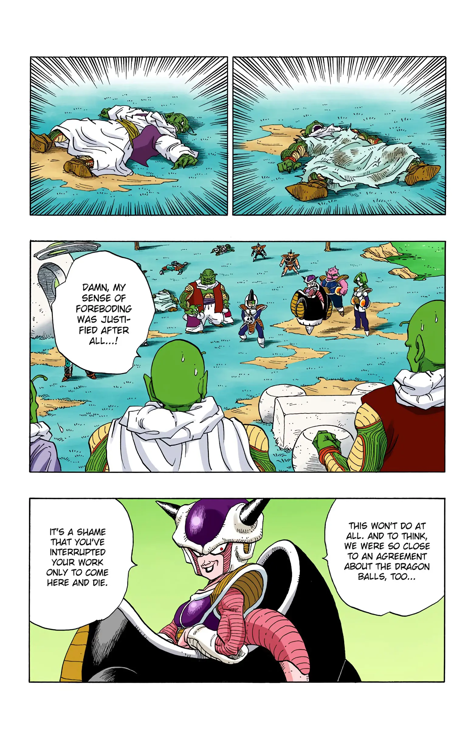 DBZ Frieza Saga Colored Manga, chapter 253, page 4