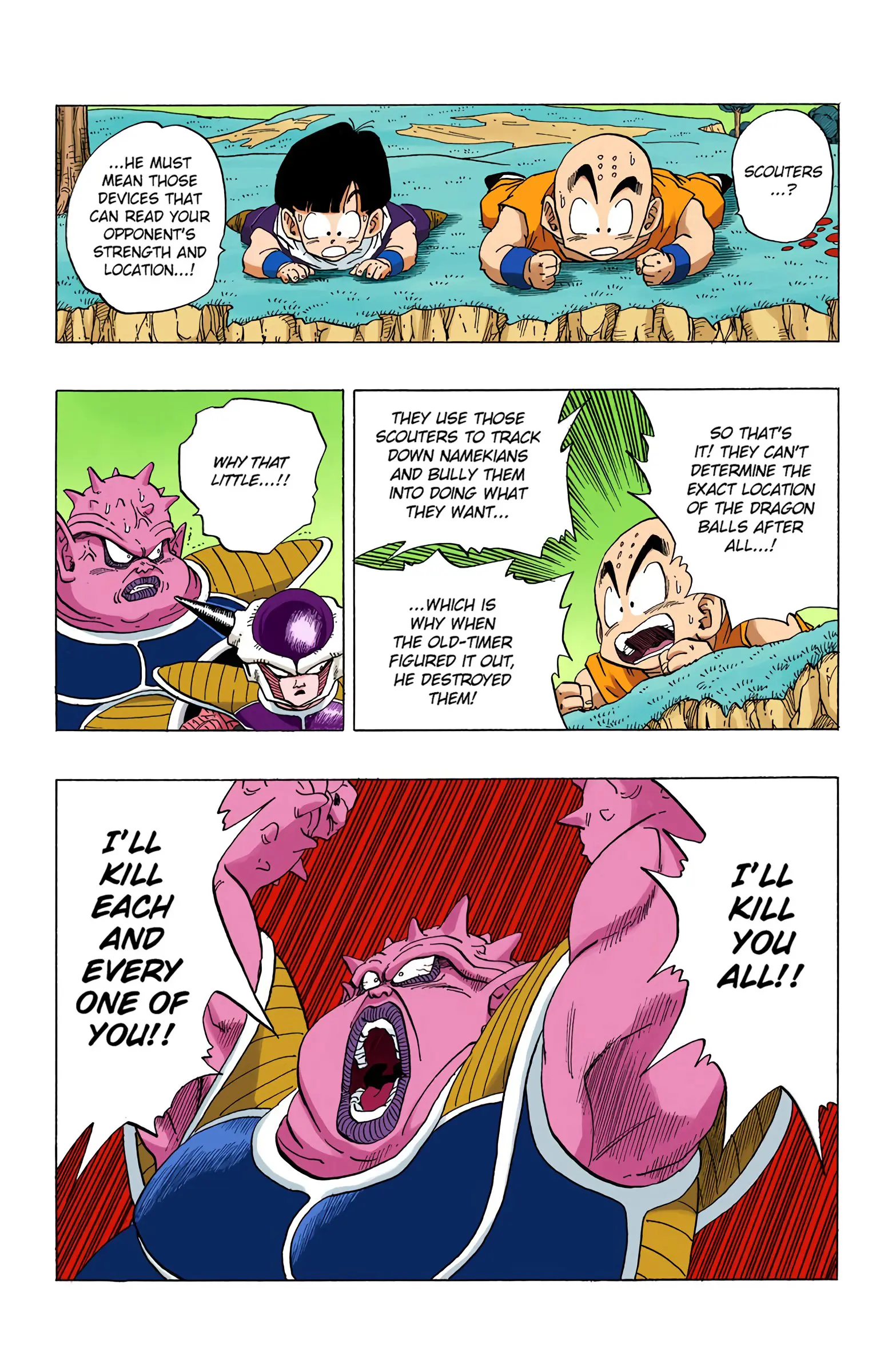 DBZ Frieza Saga Colored Manga, chapter 254, page 3