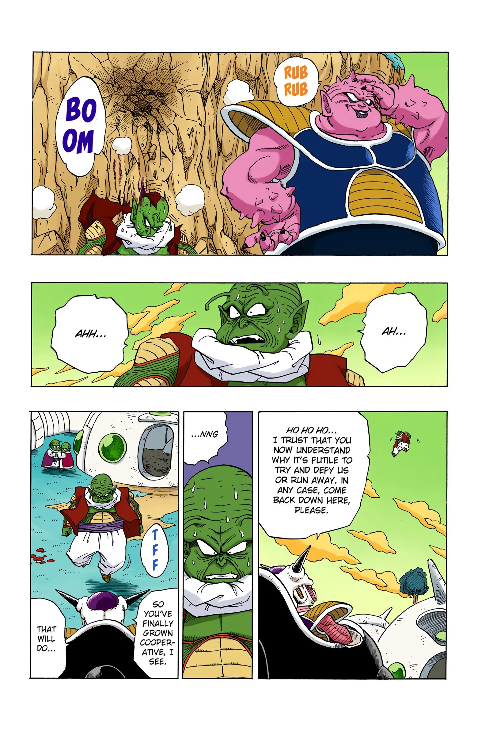 DBZ Frieza Saga Colored Manga, chapter 254, page 12