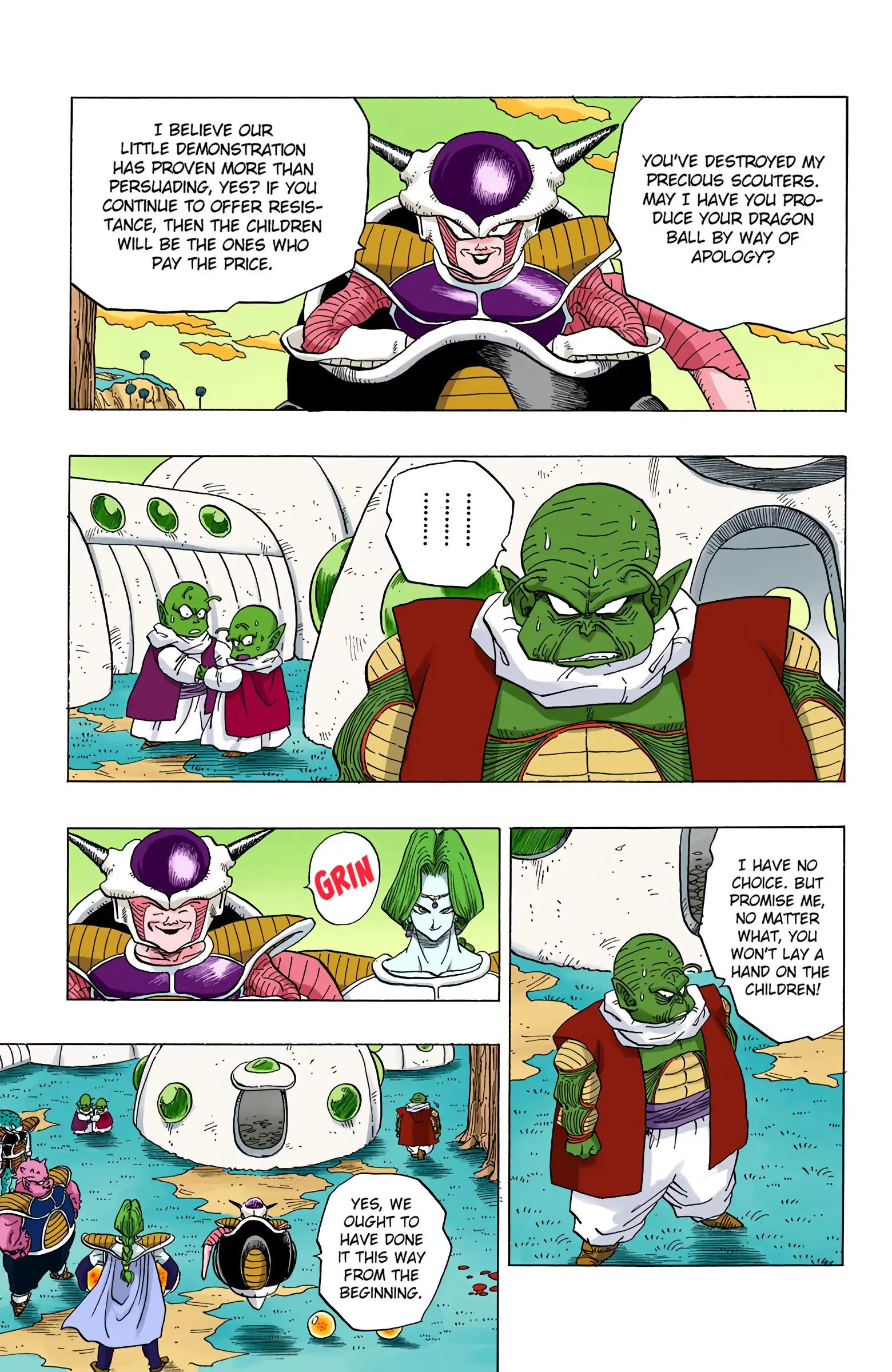 DBZ Frieza Saga Colored Manga, chapter 254, page 13