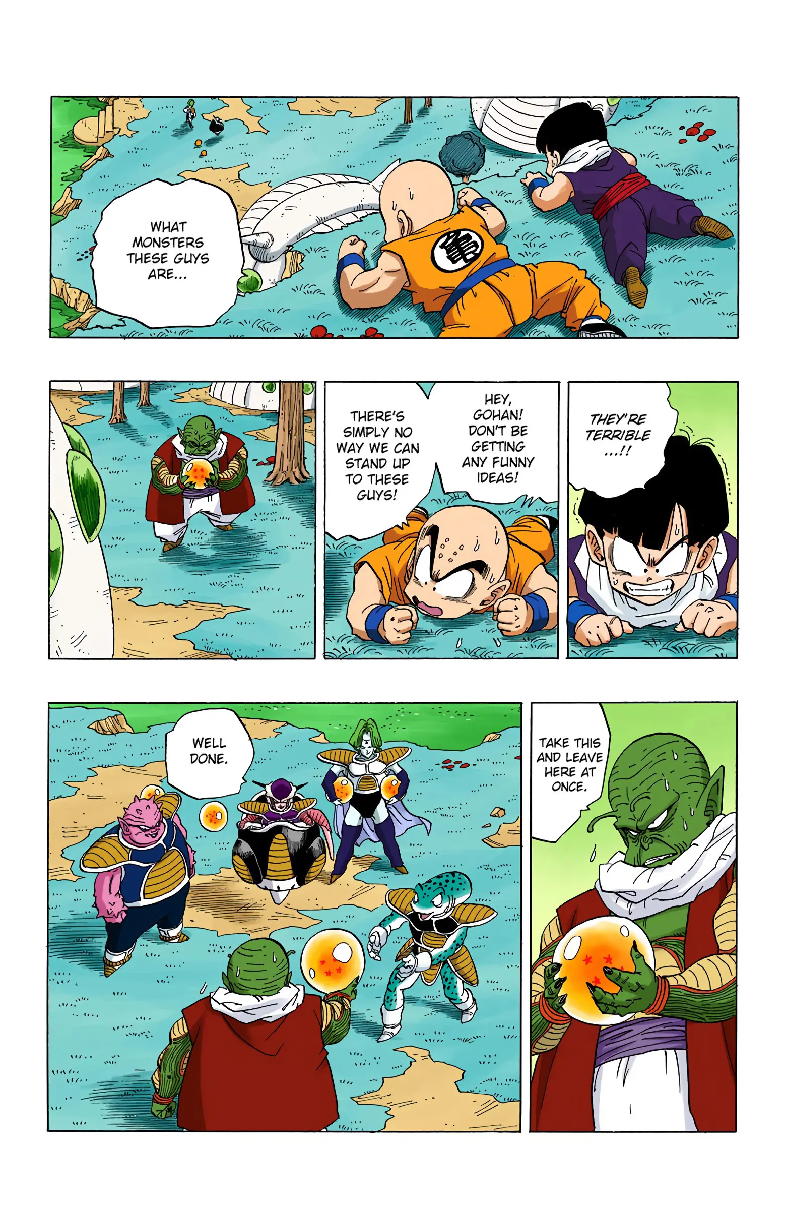 DBZ Frieza Saga Colored Manga, chapter 254, page 14