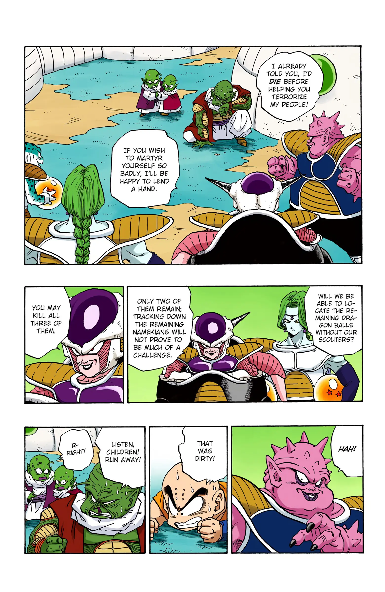 DBZ Frieza Saga Colored Manga, chapter 255, page 3