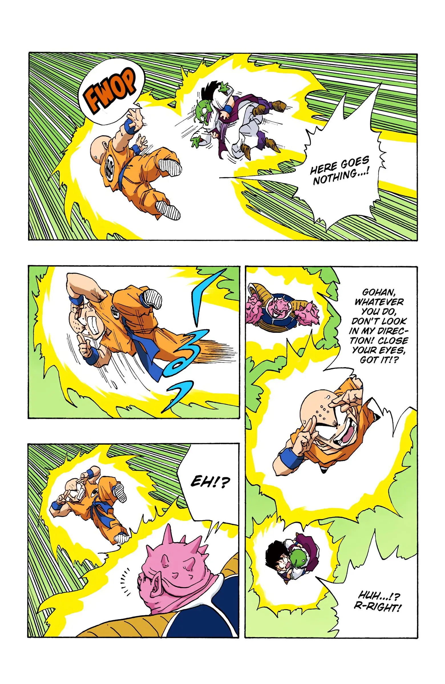 DBZ Frieza Saga Colored Manga, chapter 256, page 4