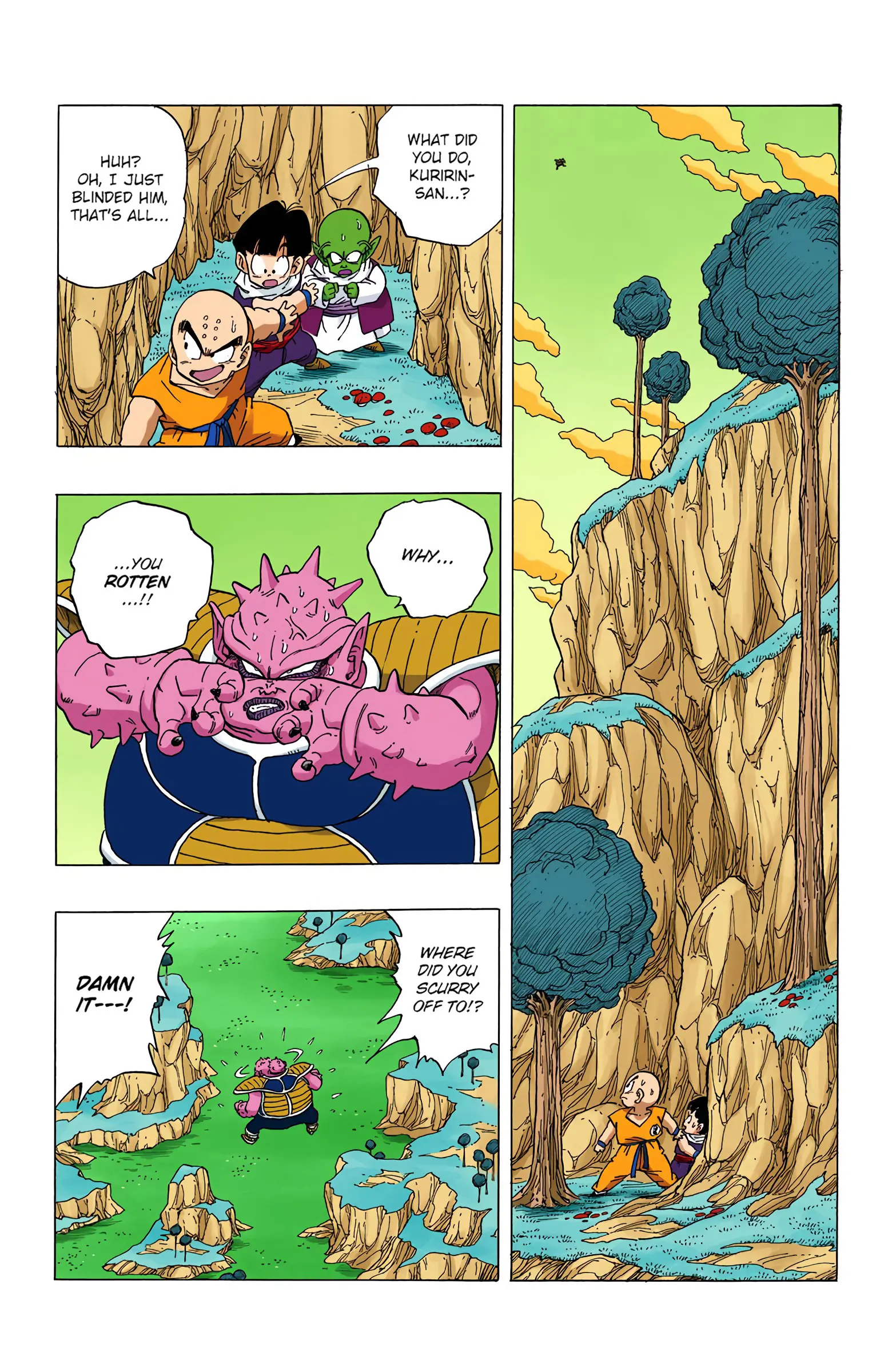 DBZ Frieza Saga Colored Manga, chapter 256, page 7