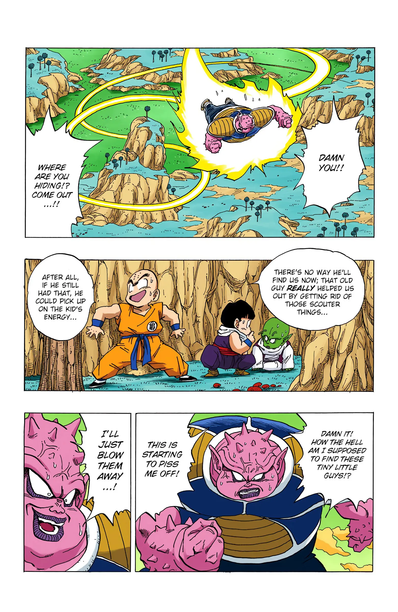 DBZ Frieza Saga Colored Manga, chapter 256, page 8