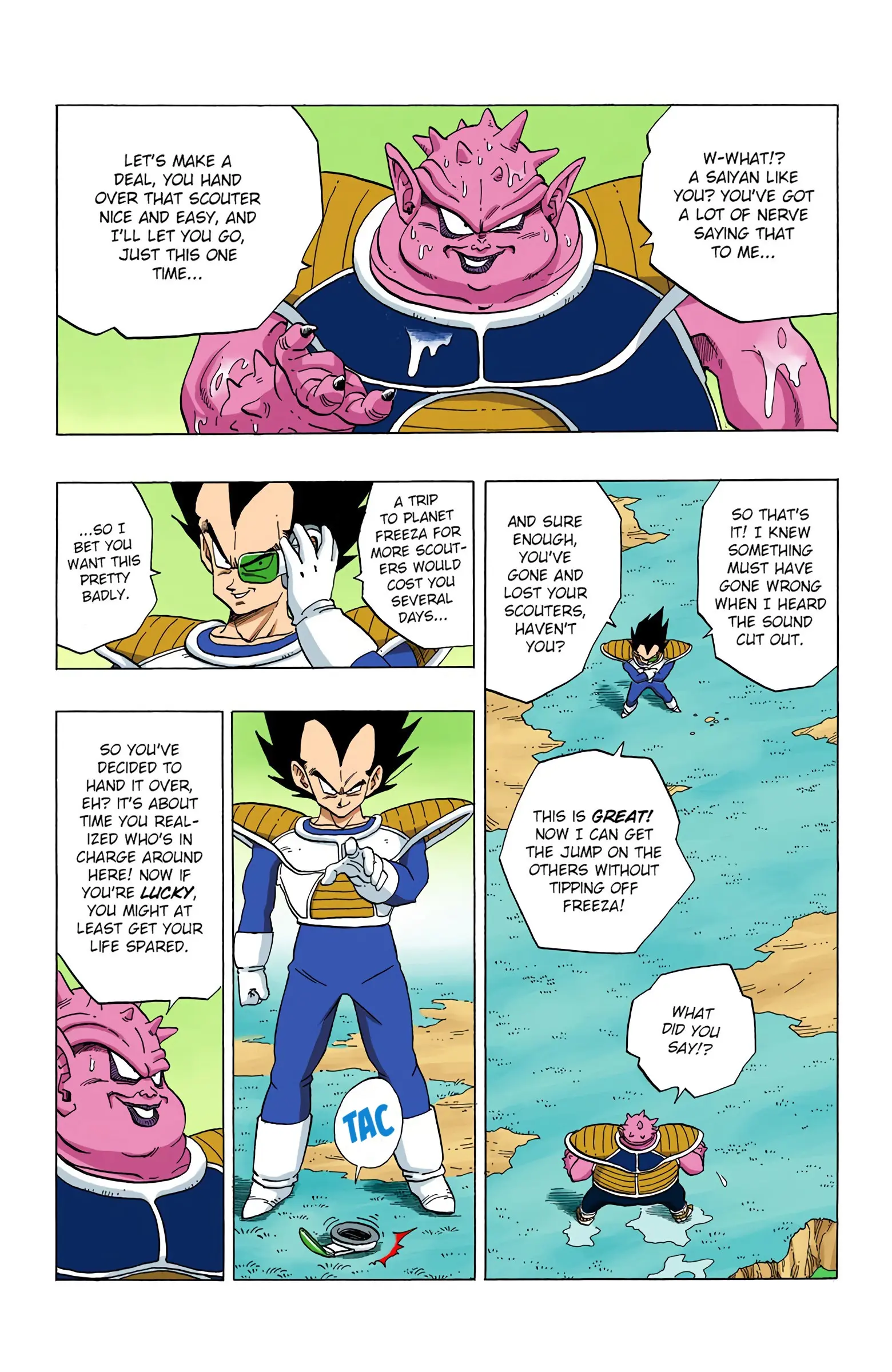 DBZ Frieza Saga Colored Manga, chapter 257, page 4