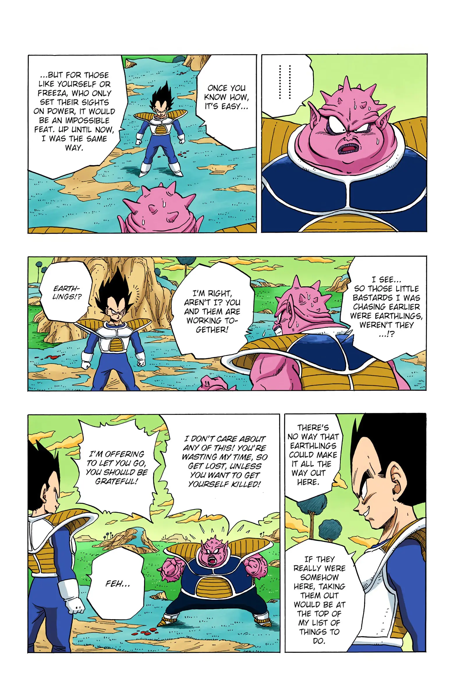 DBZ Frieza Saga Colored Manga, chapter 257, page 6