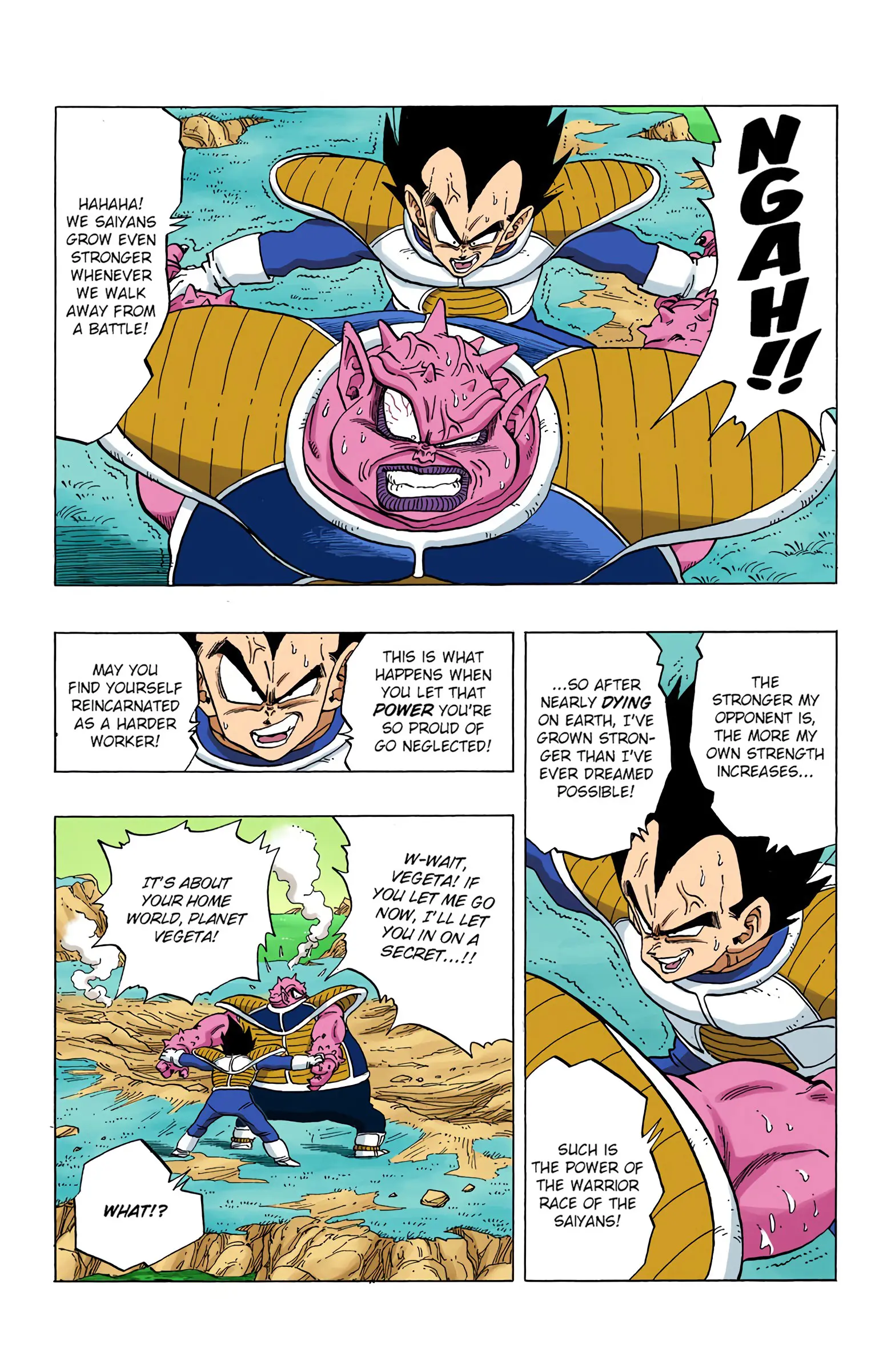 DBZ Frieza Saga Colored Manga, chapter 257, page 12