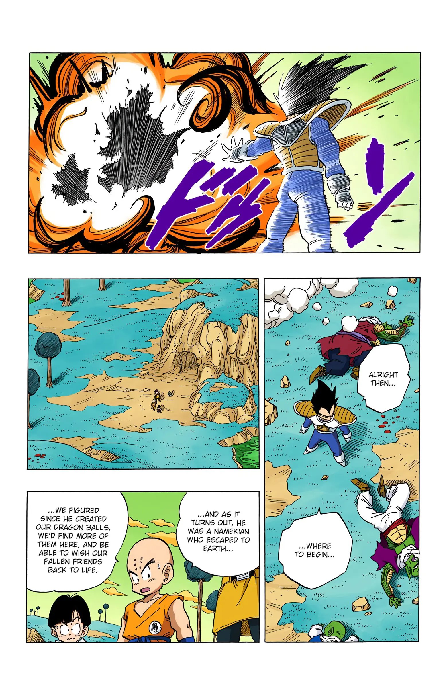 DBZ Frieza Saga Colored Manga, chapter 259, page 14