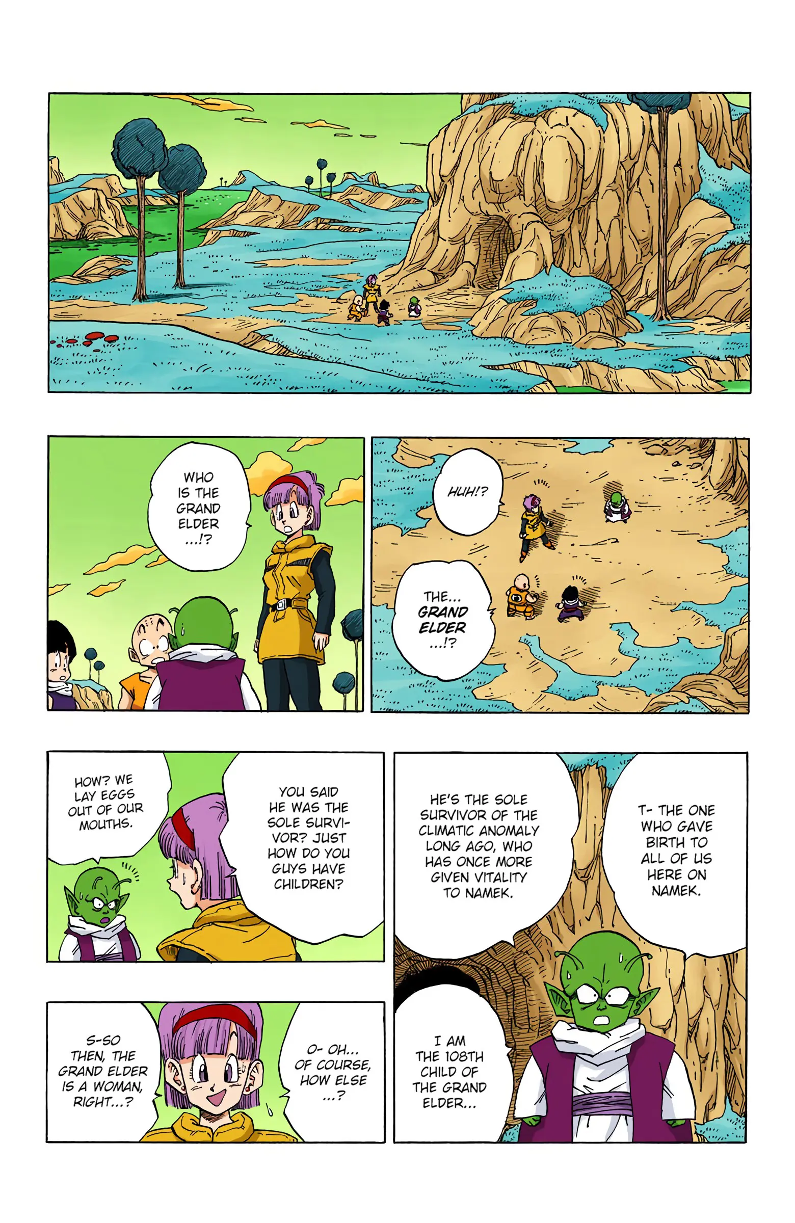 DBZ Frieza Saga Colored Manga, chapter 260, page 8