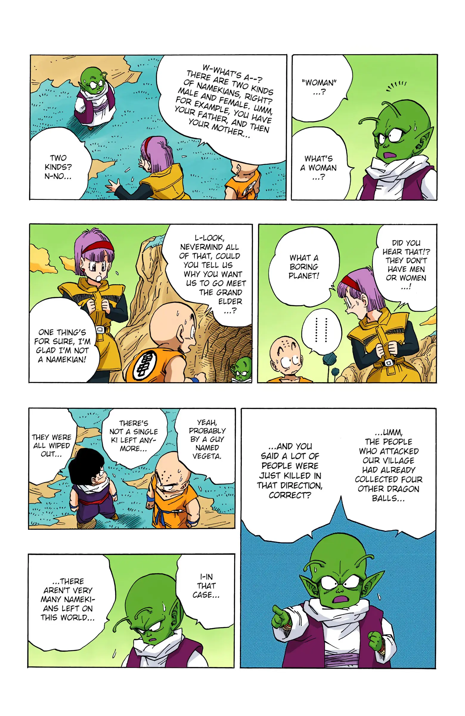 DBZ Frieza Saga Colored Manga, chapter 260, page 9
