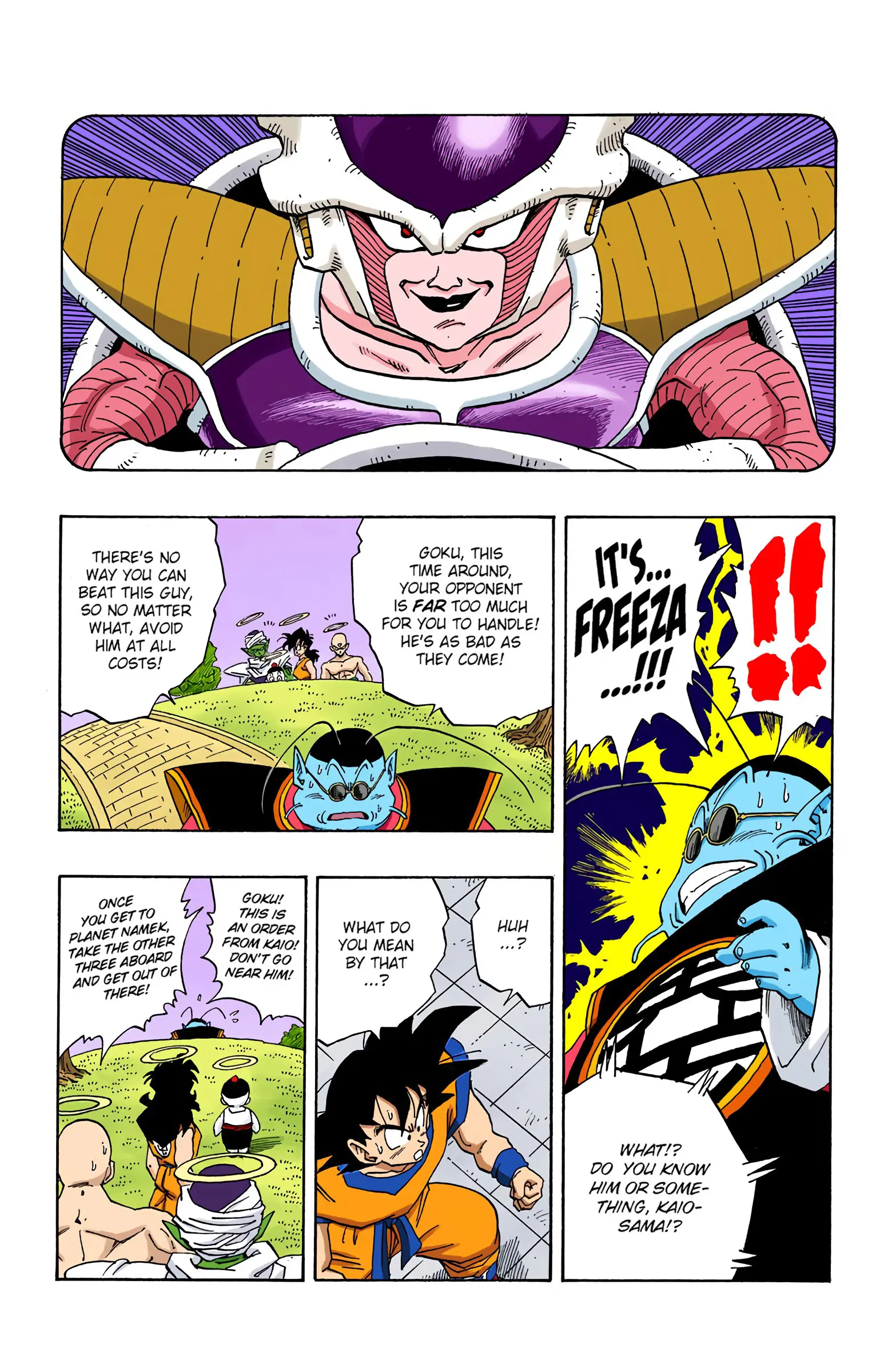 DBZ Frieza Saga Colored Manga, chapter 261, page 7