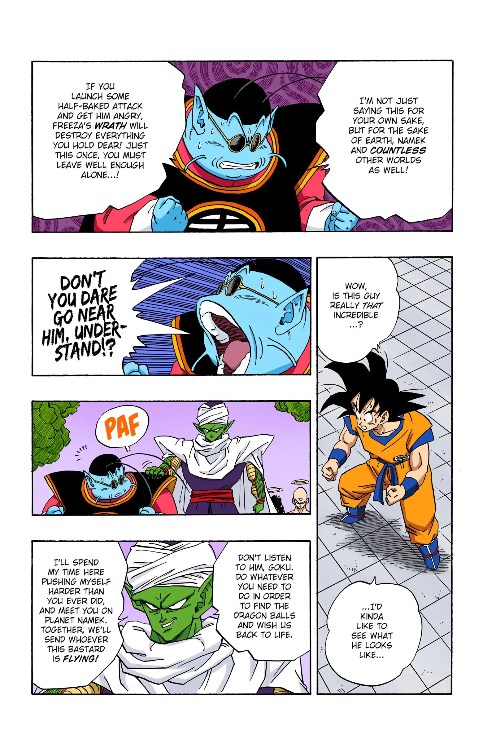 DBZ Frieza Saga Colored Manga, chapter 261, page 8