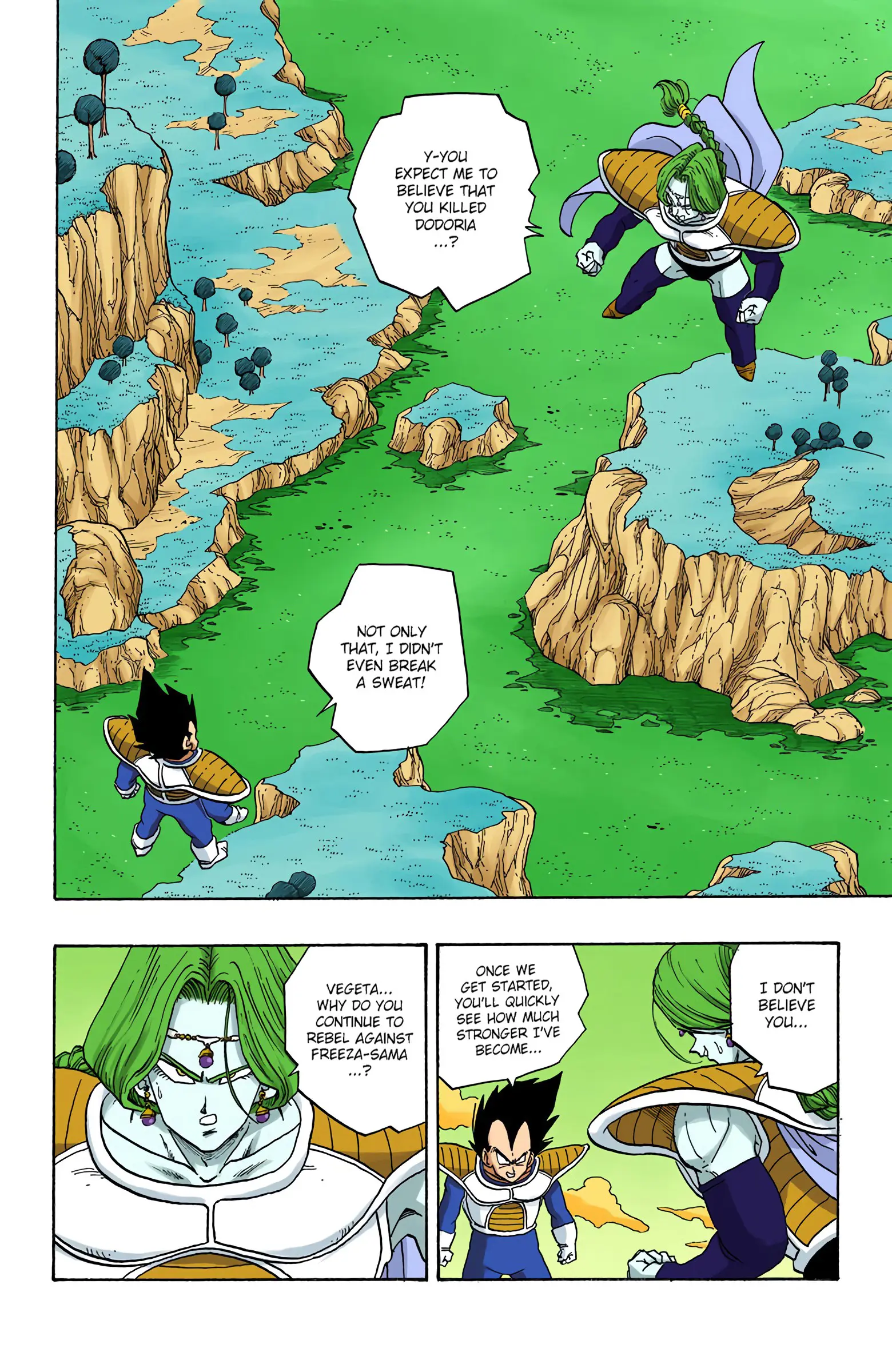 DBZ Frieza Saga Colored Manga, chapter 262, page 2