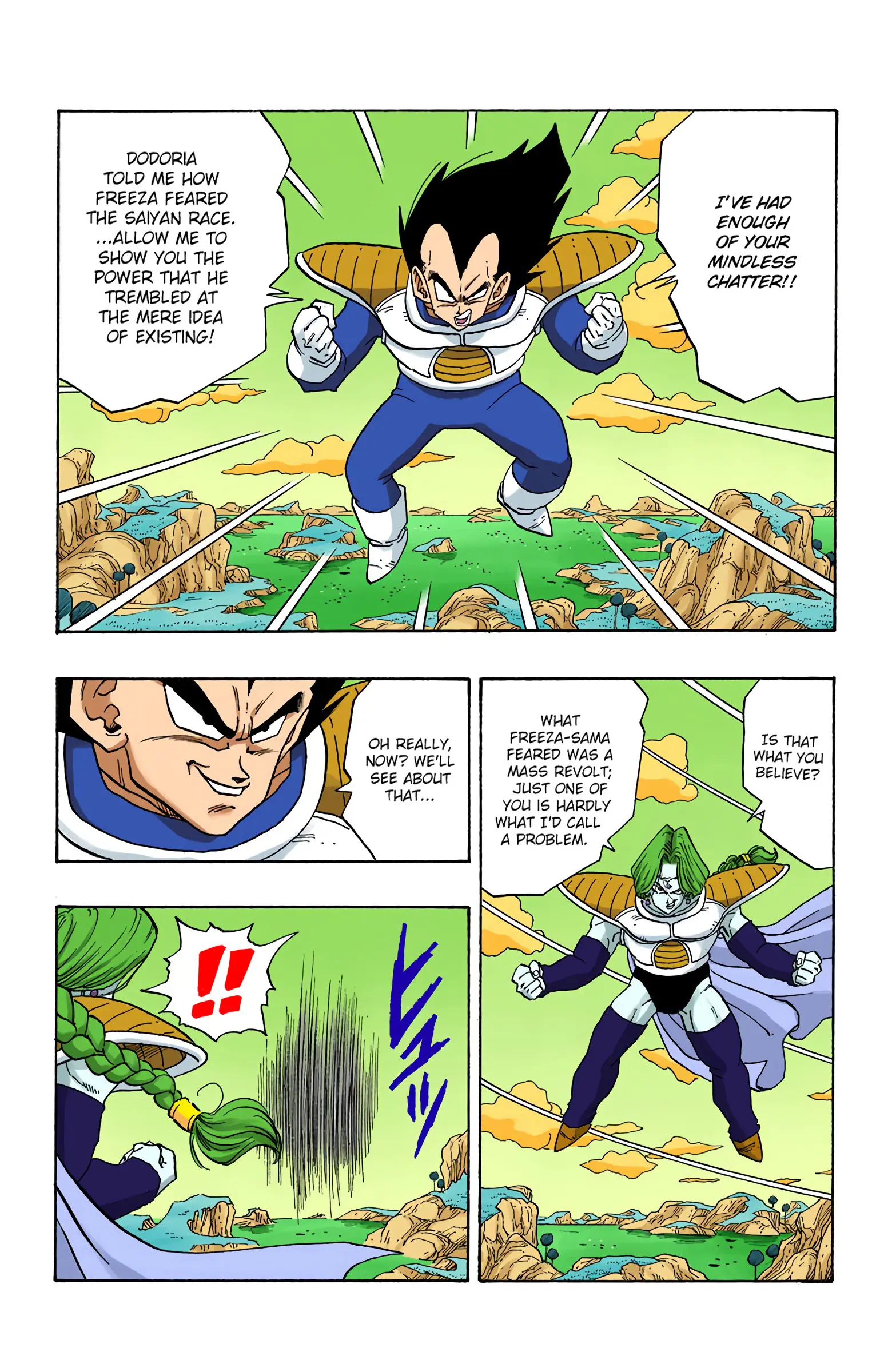 DBZ Frieza Saga Colored Manga, chapter 262, page 4