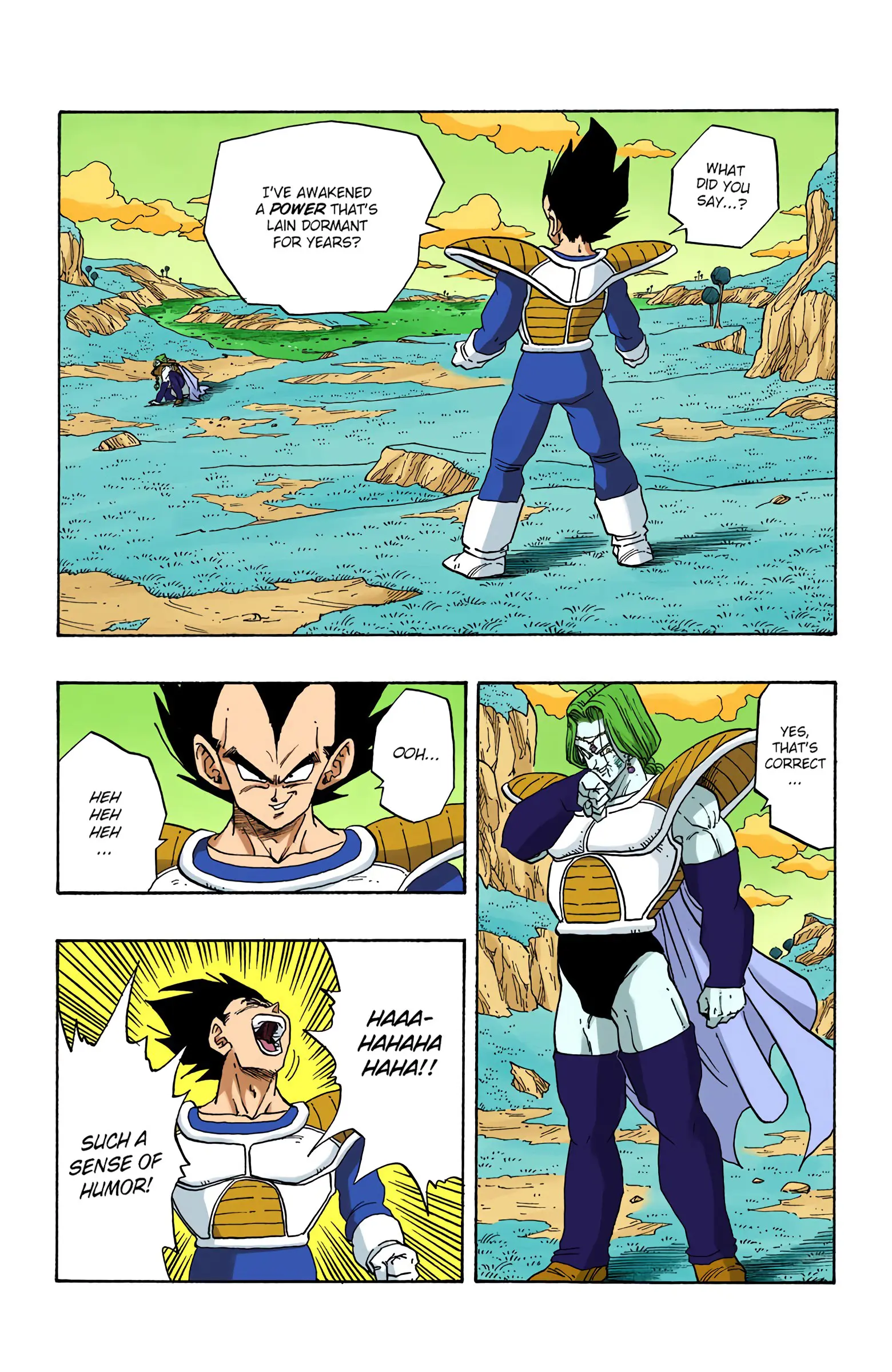 DBZ Frieza Saga Colored Manga, chapter 263, page 2