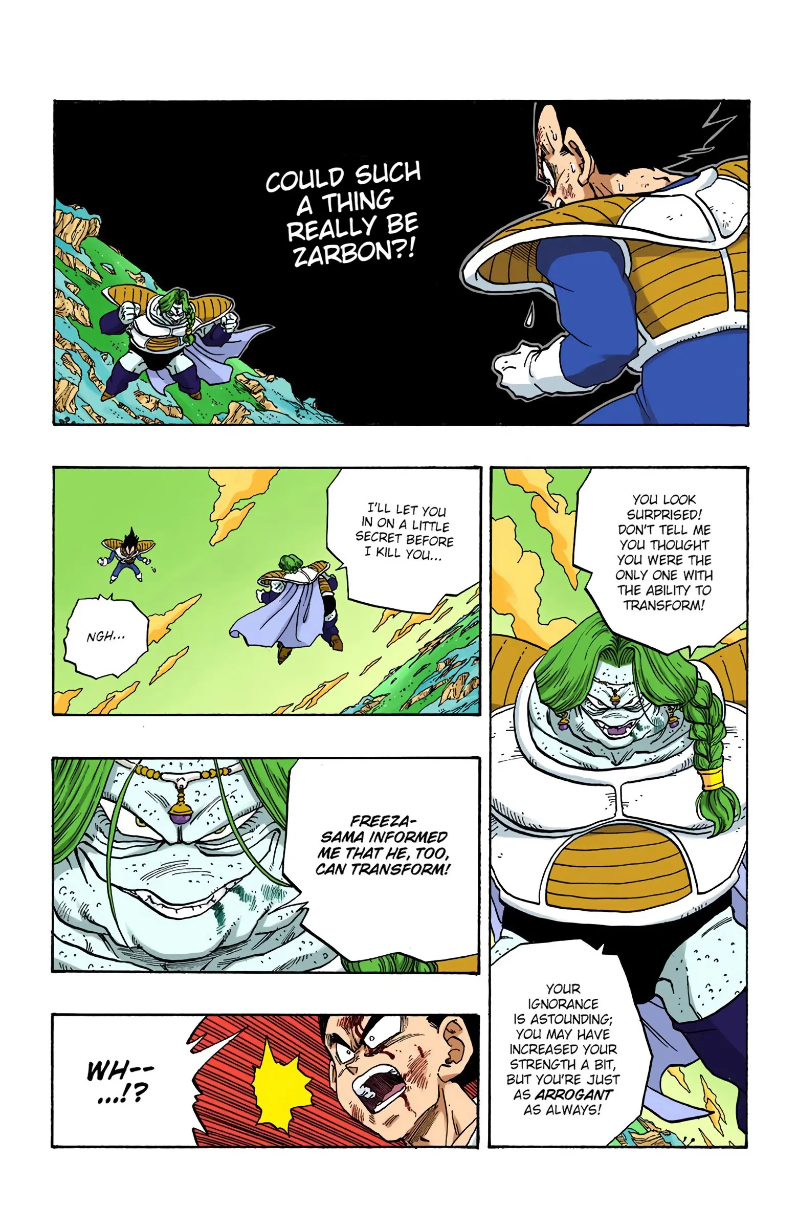 DBZ Frieza Saga Colored Manga, chapter 263, page 10