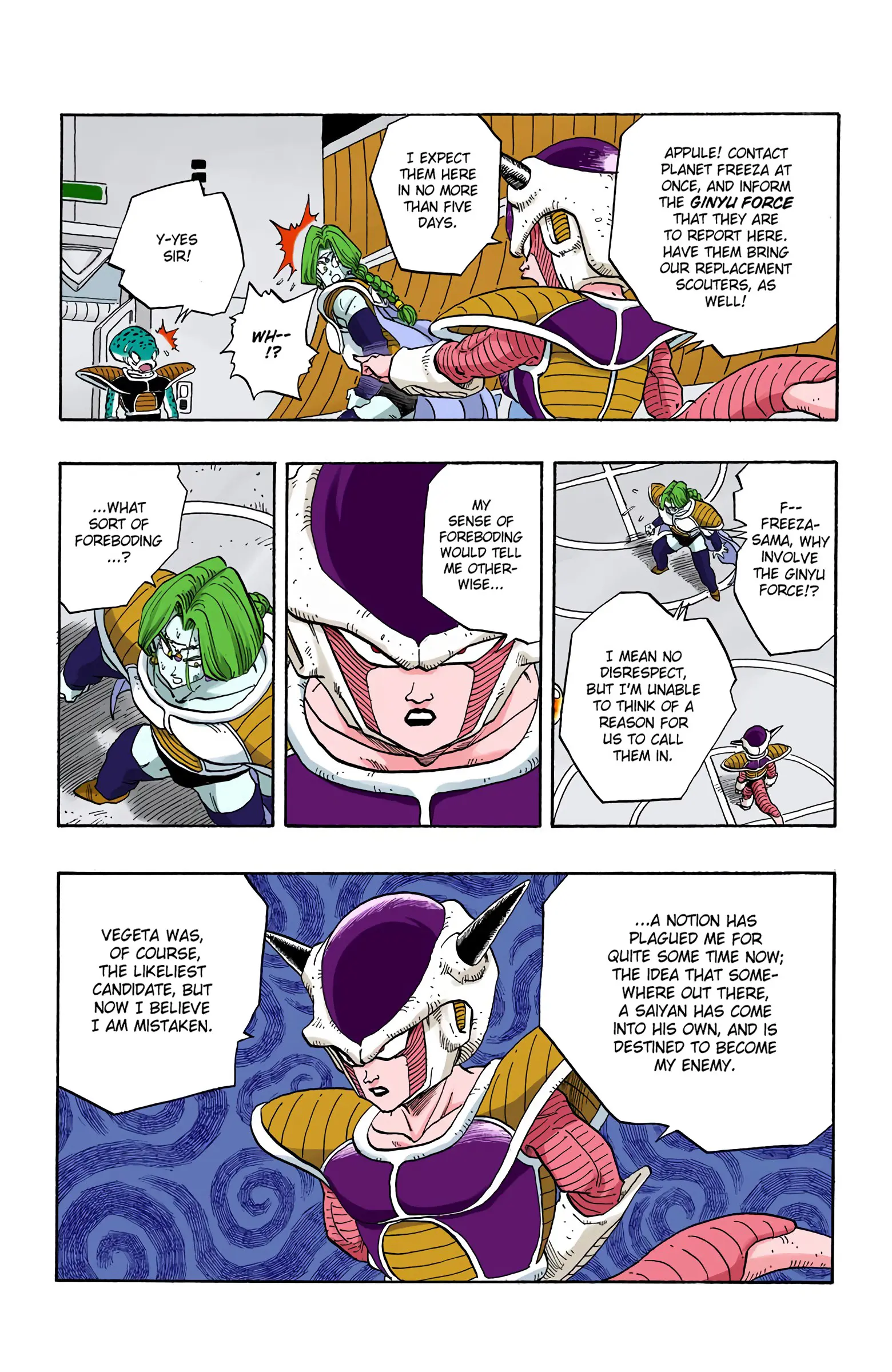 DBZ Frieza Saga Colored Manga, chapter 264, page 6