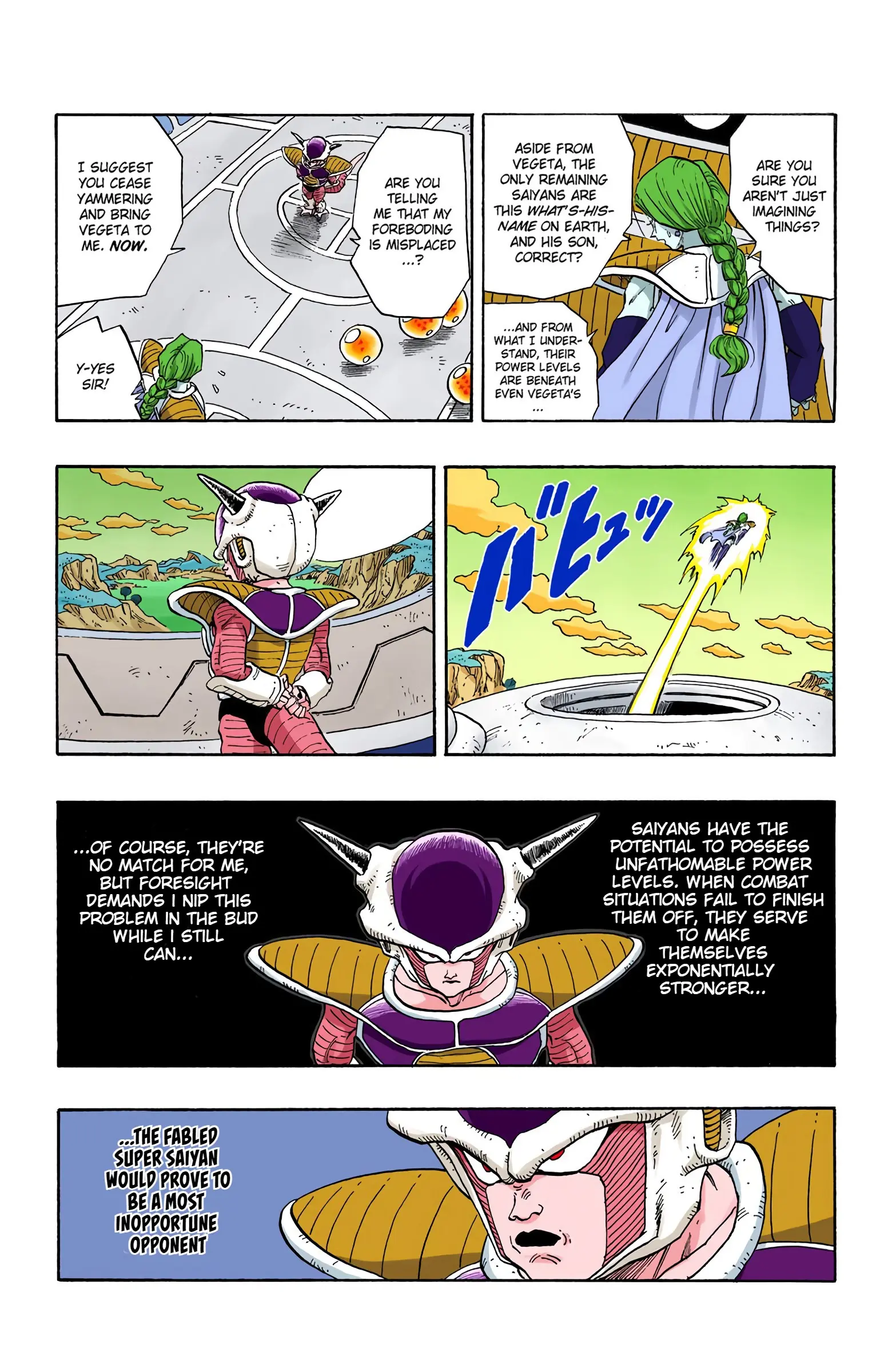 DBZ Frieza Saga Colored Manga, chapter 264, page 7