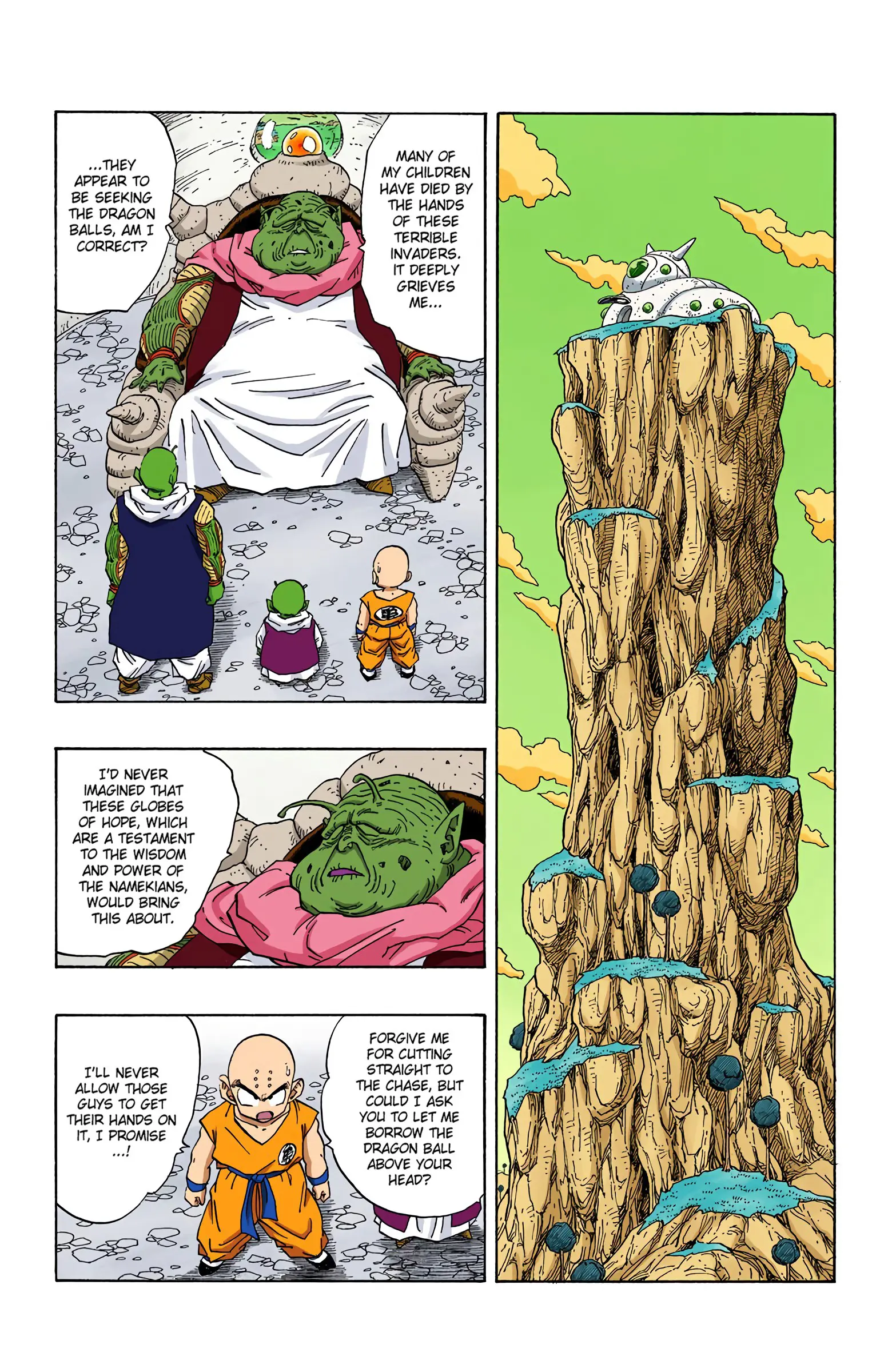 DBZ Frieza Saga Colored Manga, chapter 265, page 2