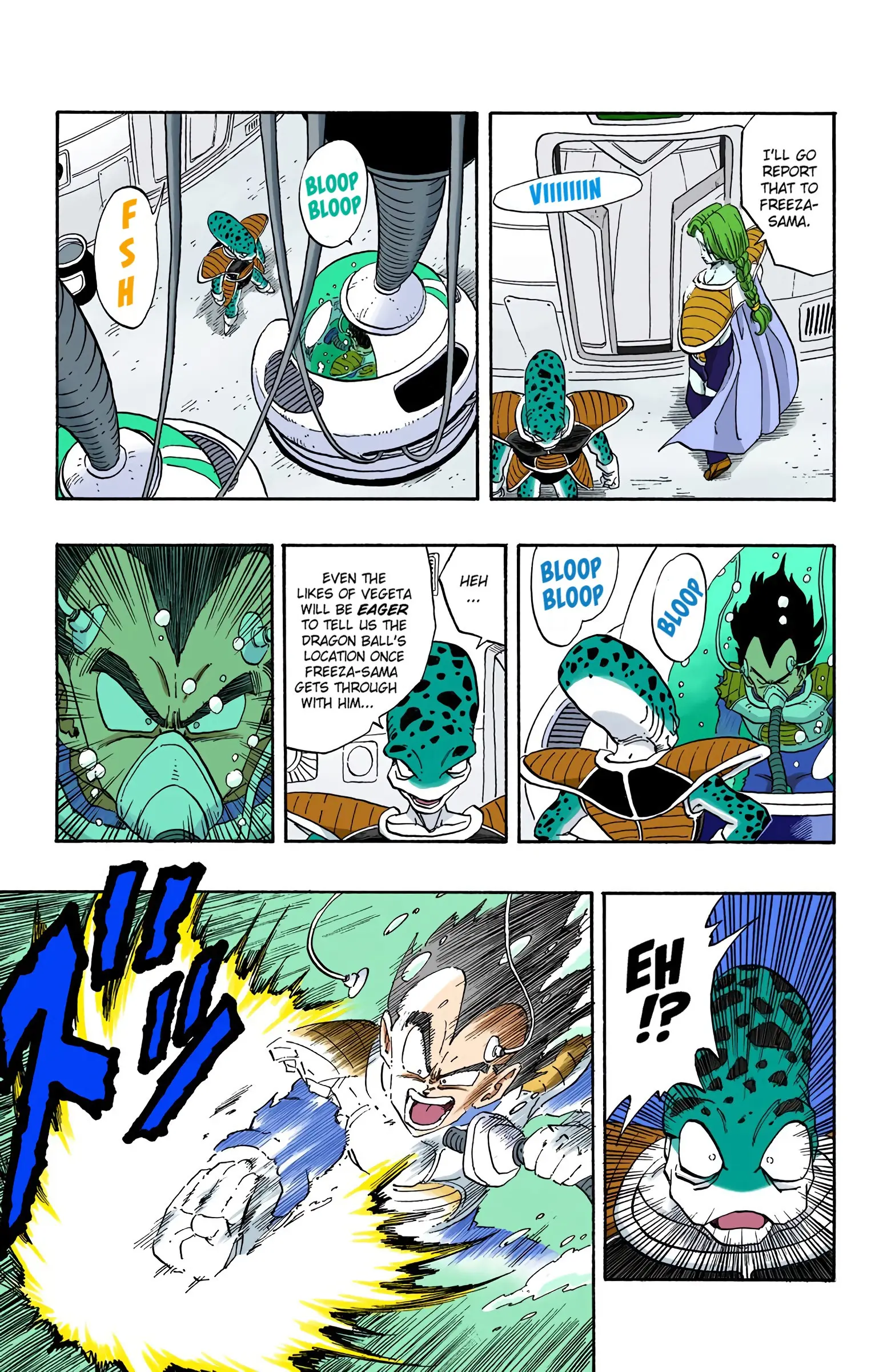 DBZ Frieza Saga Colored Manga, chapter 265, page 13