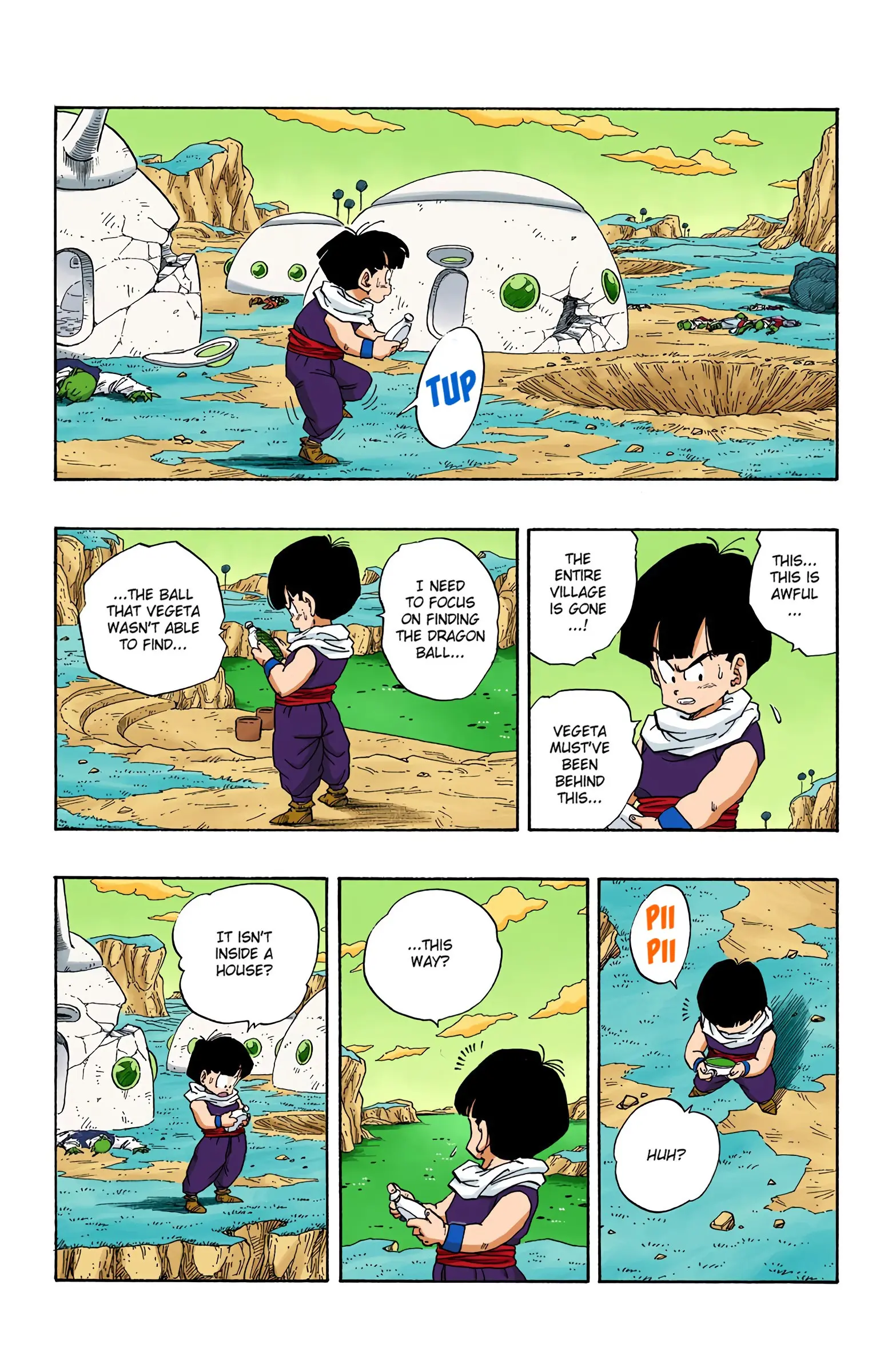 DBZ Frieza Saga Colored Manga, chapter 266, page 3