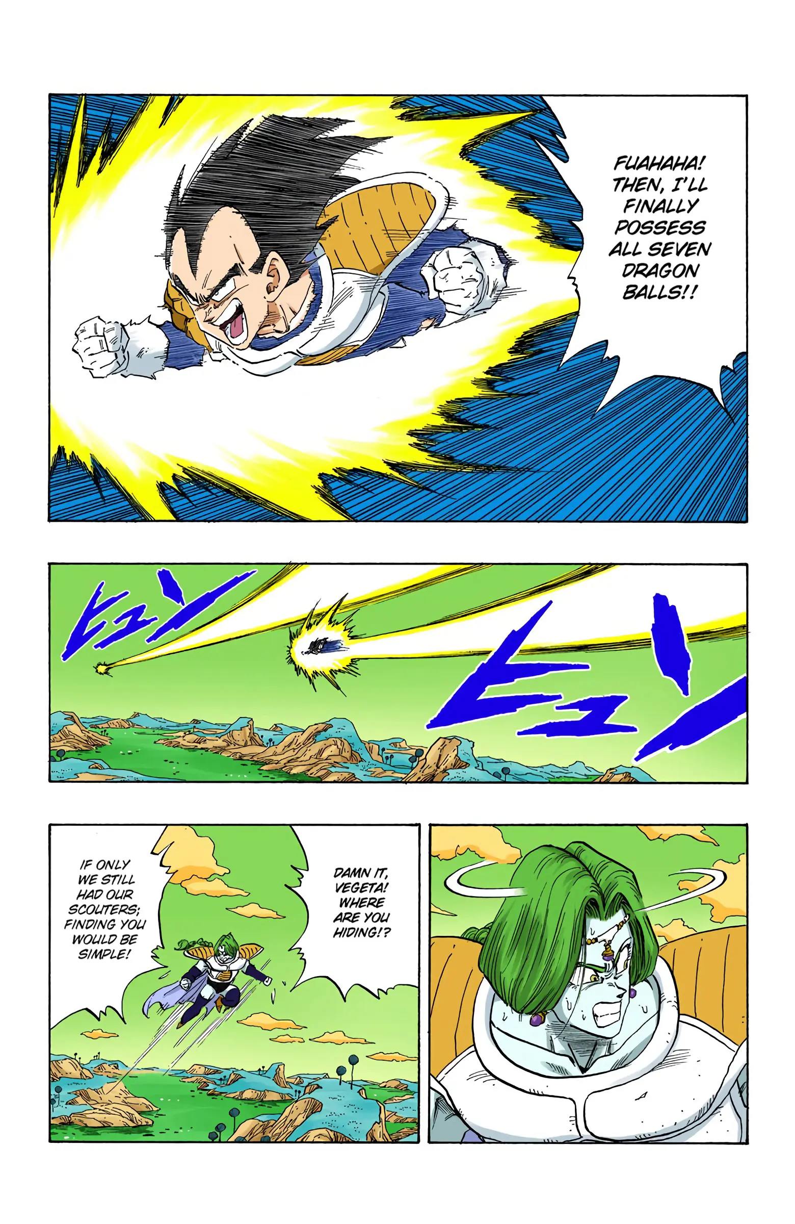 DBZ Frieza Saga Colored Manga, chapter 267, page 3
