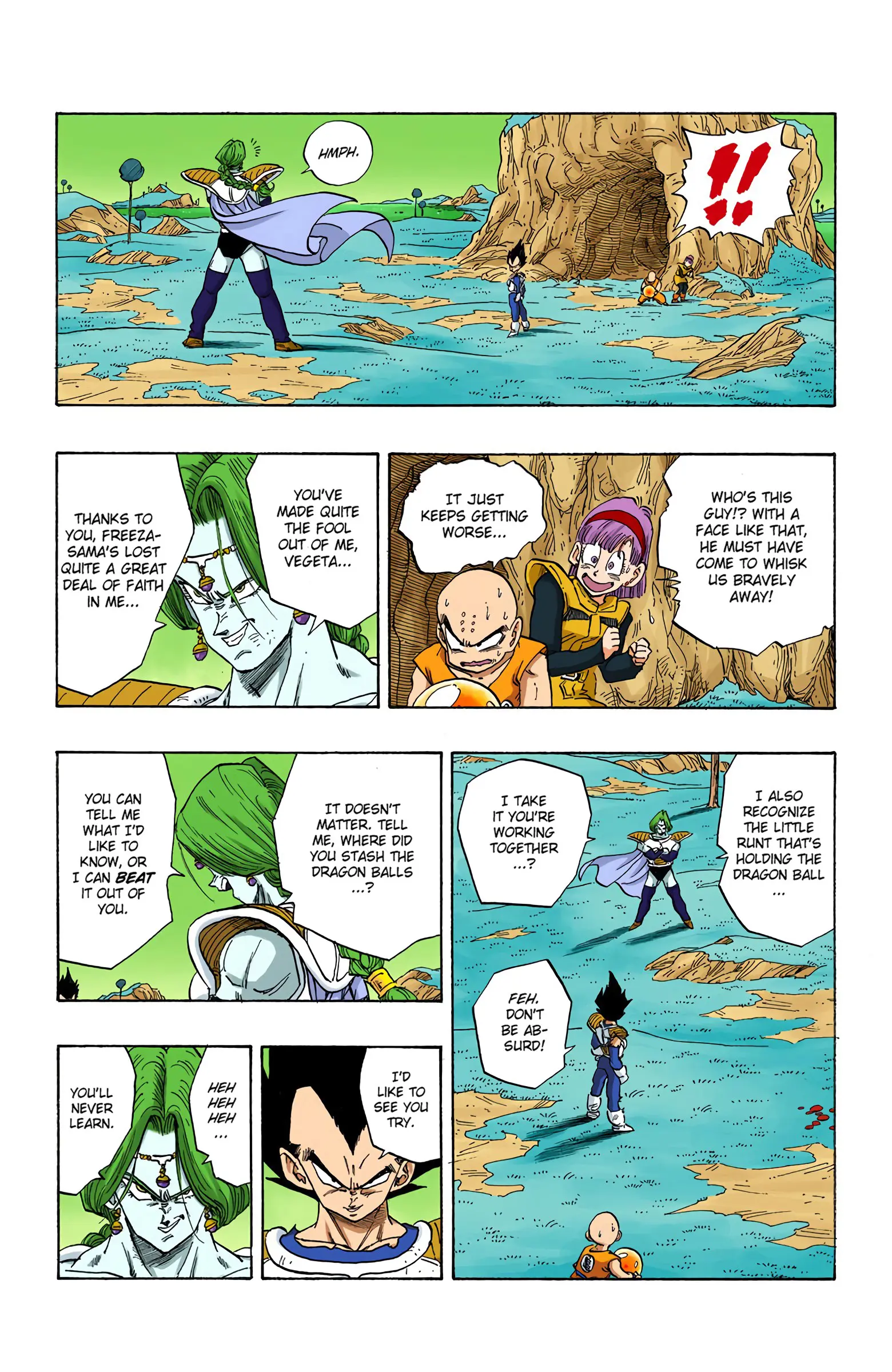 DBZ Frieza Saga Colored Manga, chapter 267, page 11